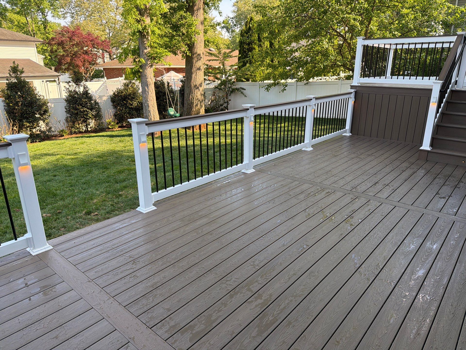 New Bi Level Deck In Westfield , New Jersey  by deck guardian