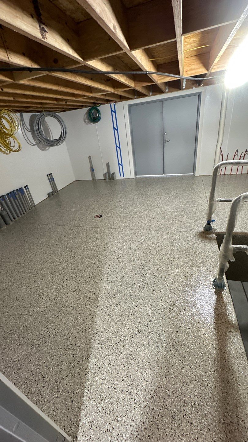 Mechanical Room Project in Pittsburgh by Floors in a Day, Inc