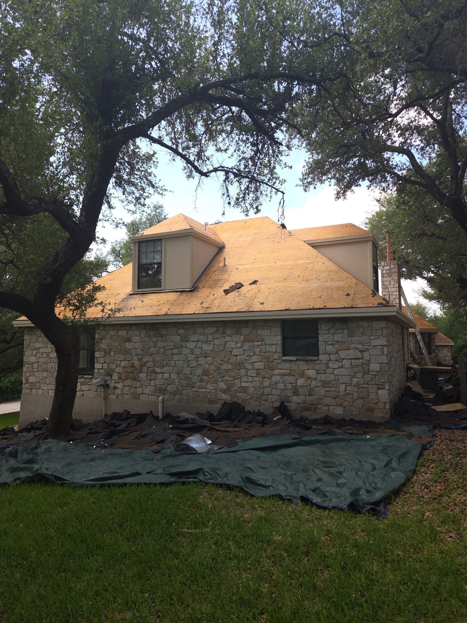 Lots of roof in Anderson Mill, TX by REPS Austin Area Roofer