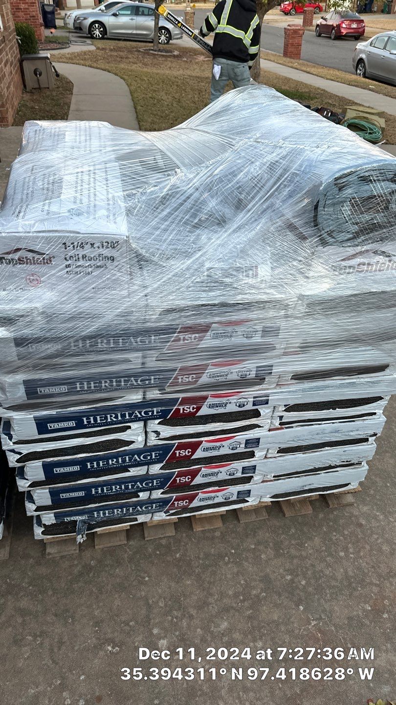 Install of Roofing system after tornado in oklahoma city! by Icon Roofing And Construction