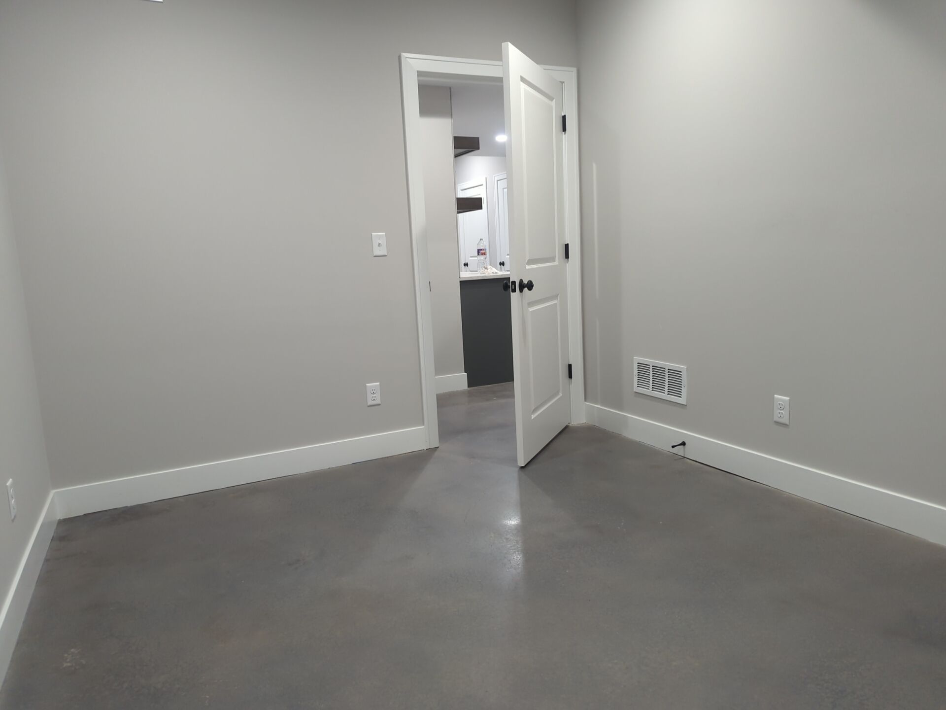 Lee's Summit -- Polished Concrete with Grey Dye by Big Red Decorative Concrete, LLC