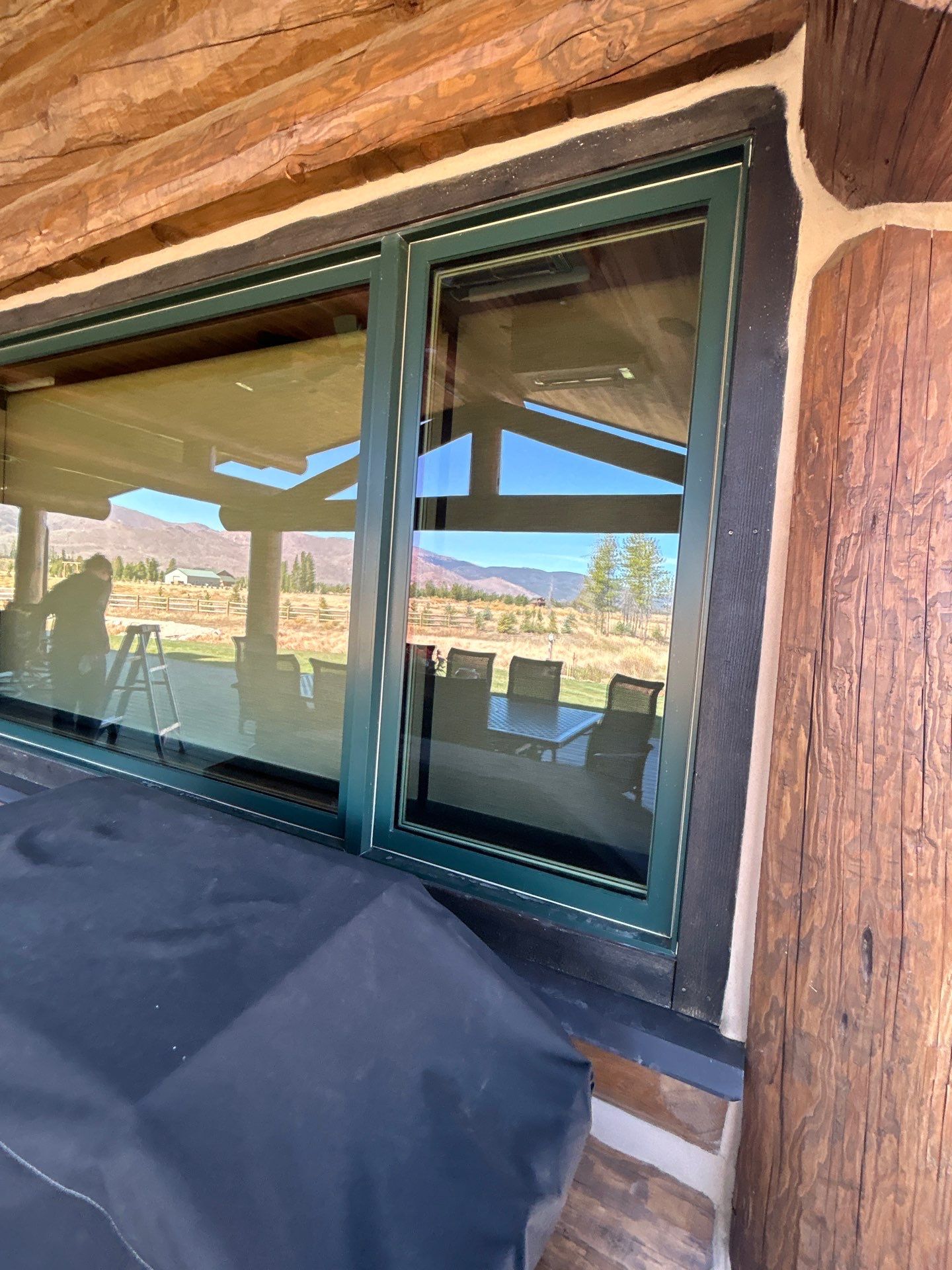 Window Washing Using Ninja Scrubbers by Wheatley Creek Services