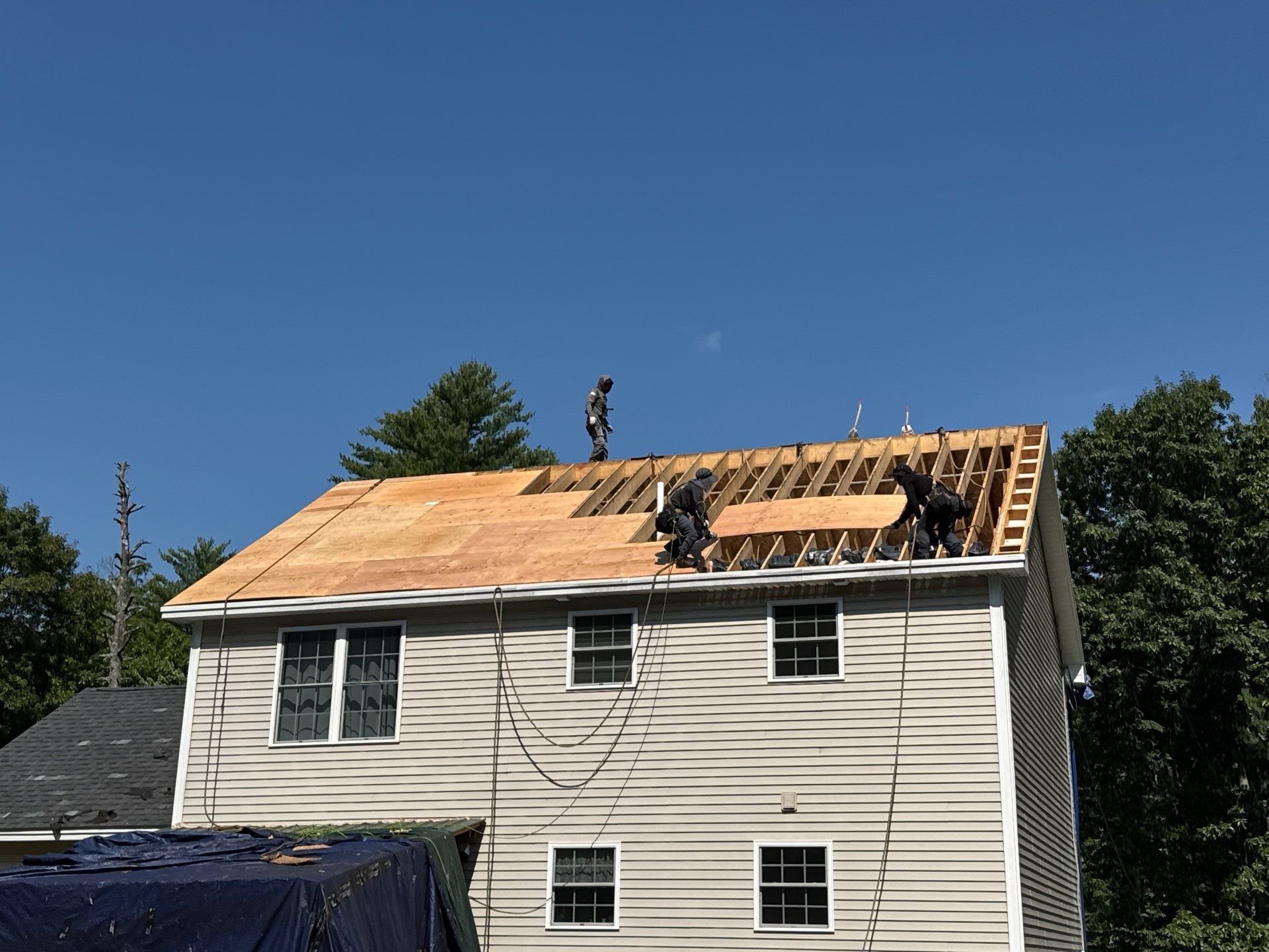 Premium Roof Replacement in Auburn, NH | Owens Corning Onyx Black by Compass exteriors