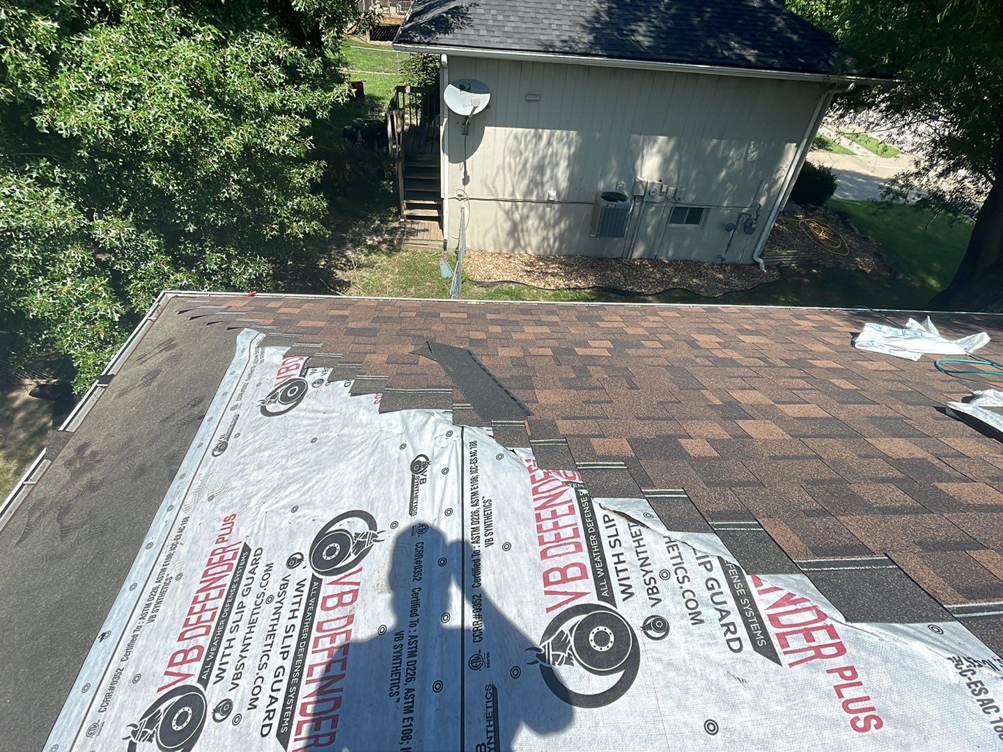 Residential Roofing Installation using IKO Dynasty by EEC Windows, Siding & Roofing