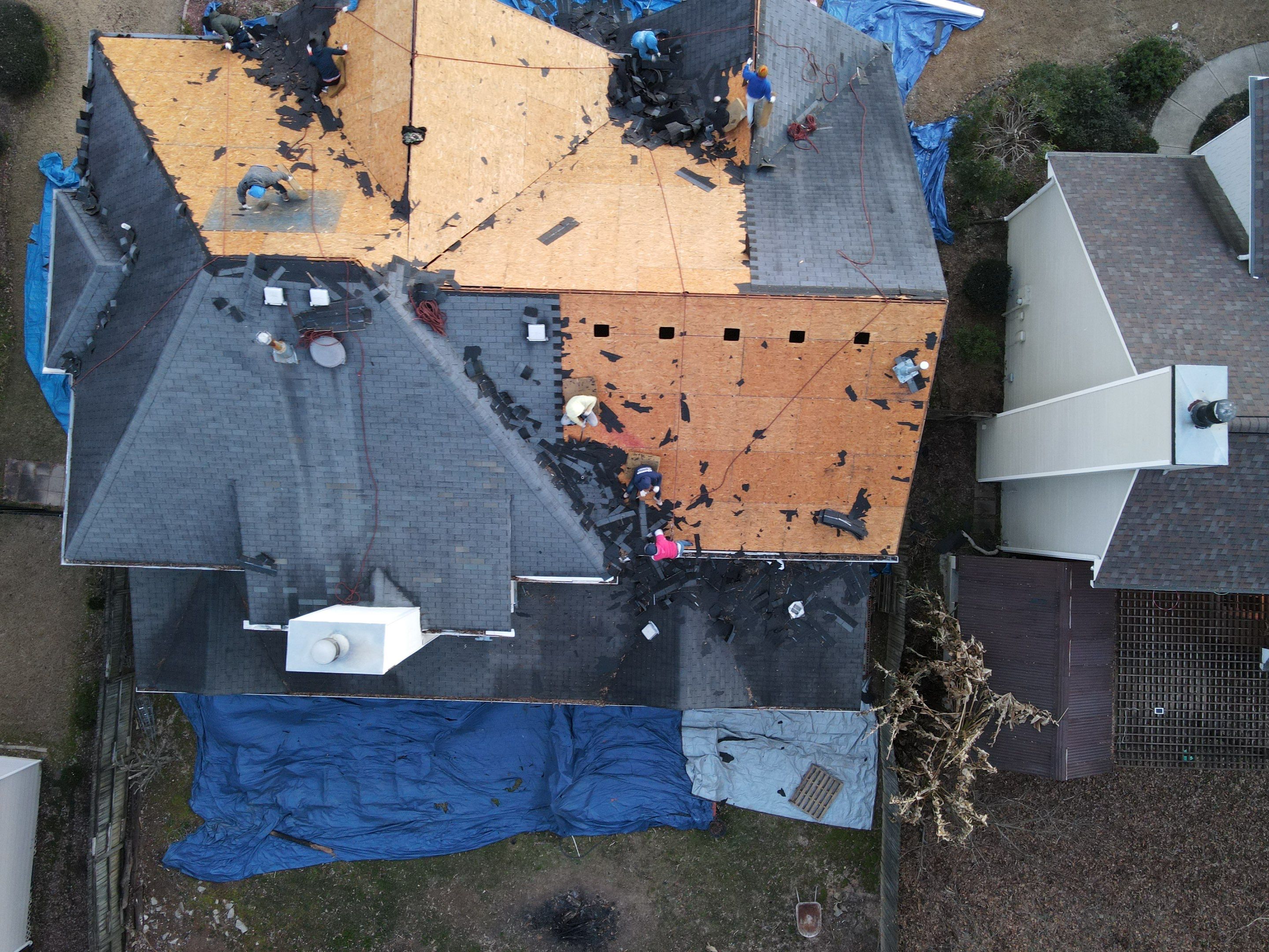 Residential Roofing Installation using Owens Corning by Inspector Roofing and Restoration