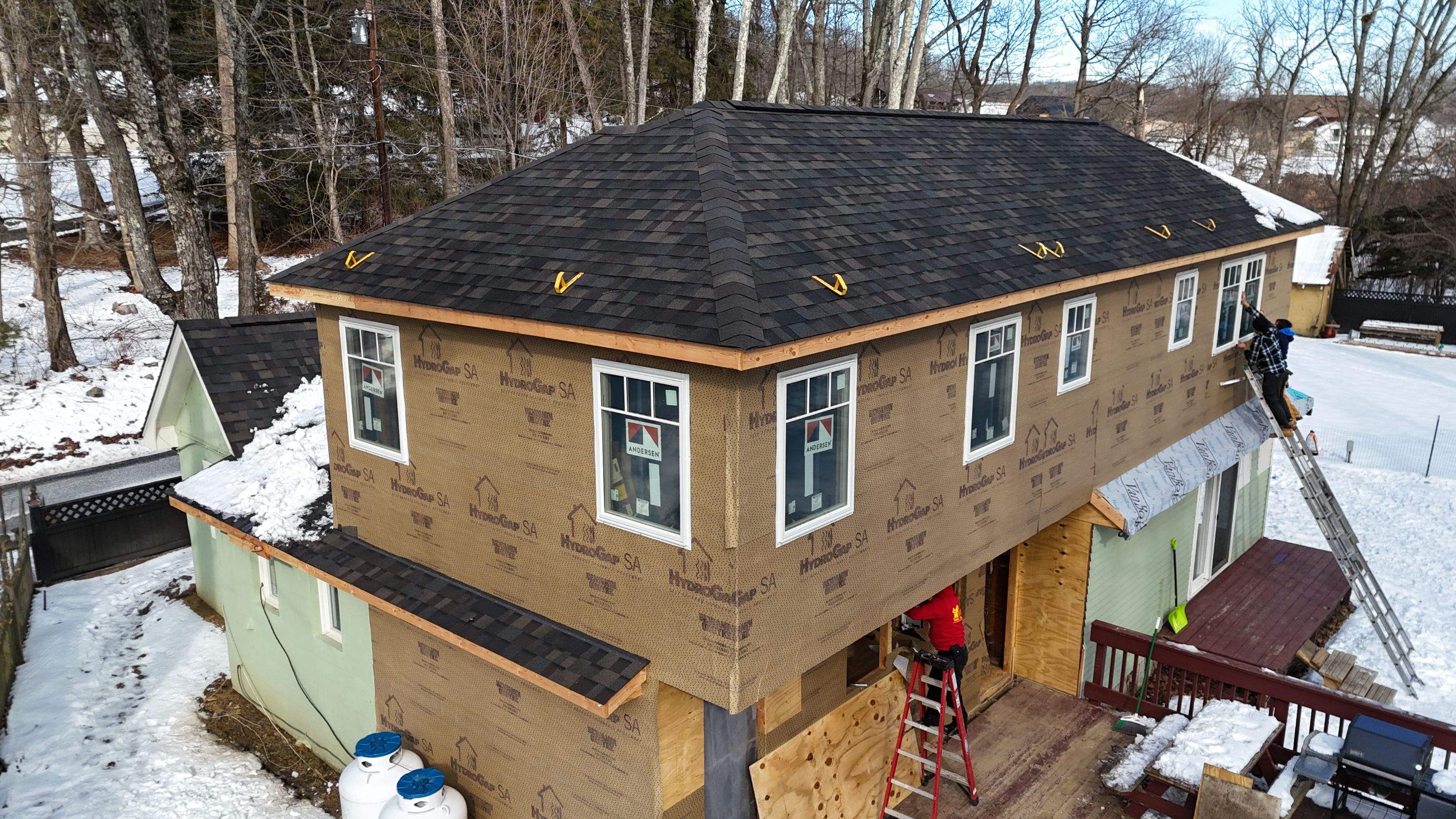 Second Floor Addition and Full Exterior Remodel by All State Home Improvement Inc.