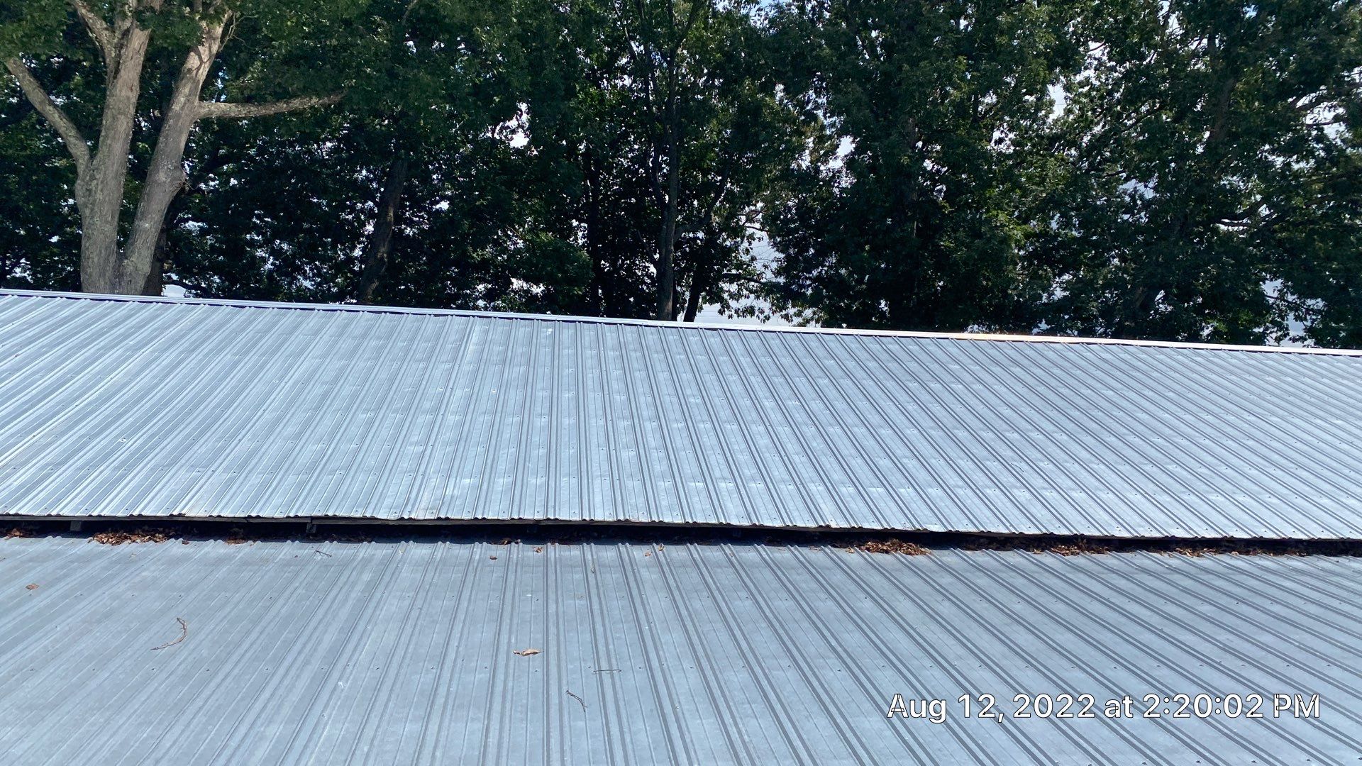 Beautiful Standing Seam Metal Roof by Just In Time Roofing and Restoration
