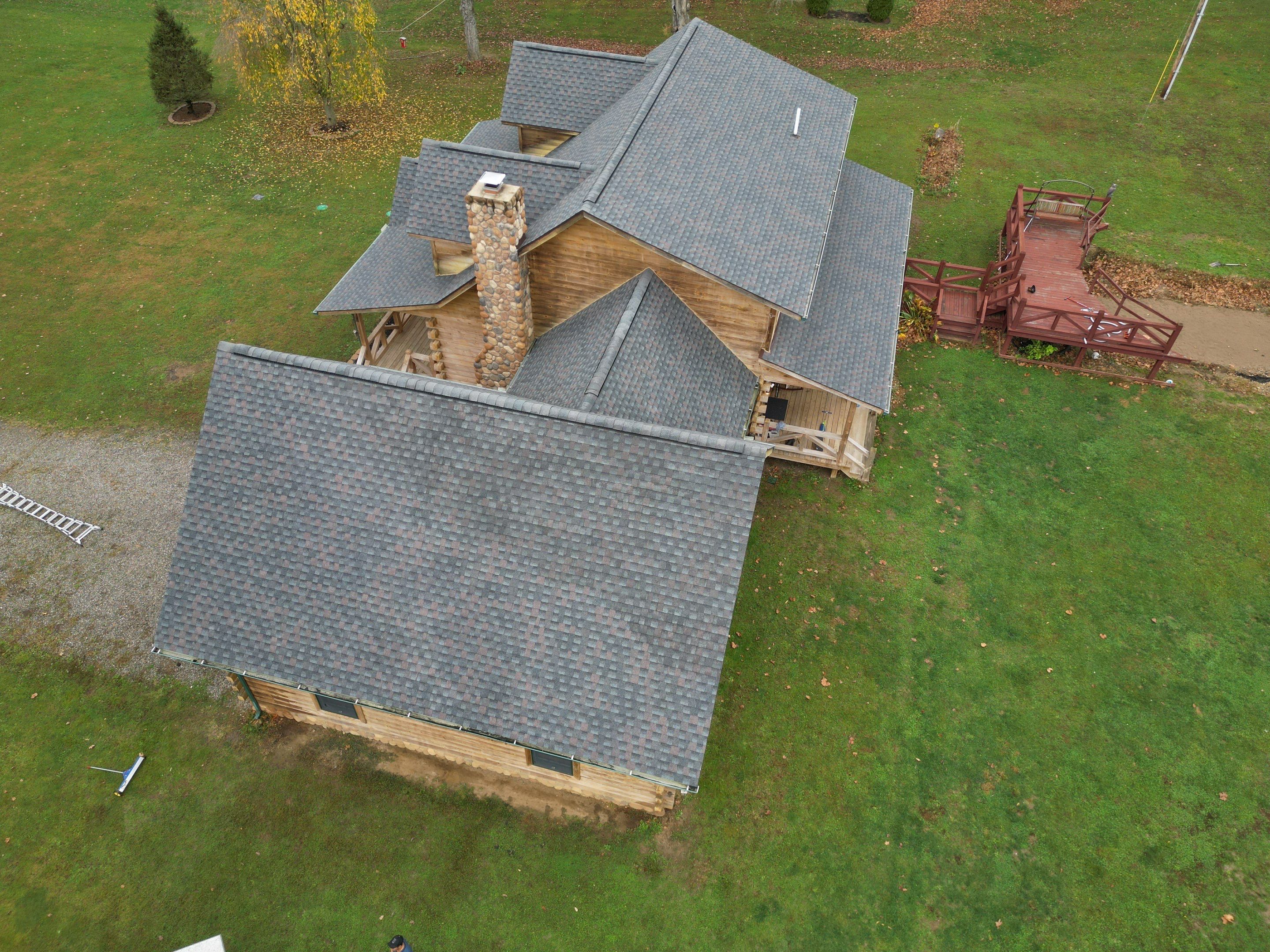 Residential Roofing Installation using Timberline HDZ Shingles - Williamsburg Slate by RoofX 