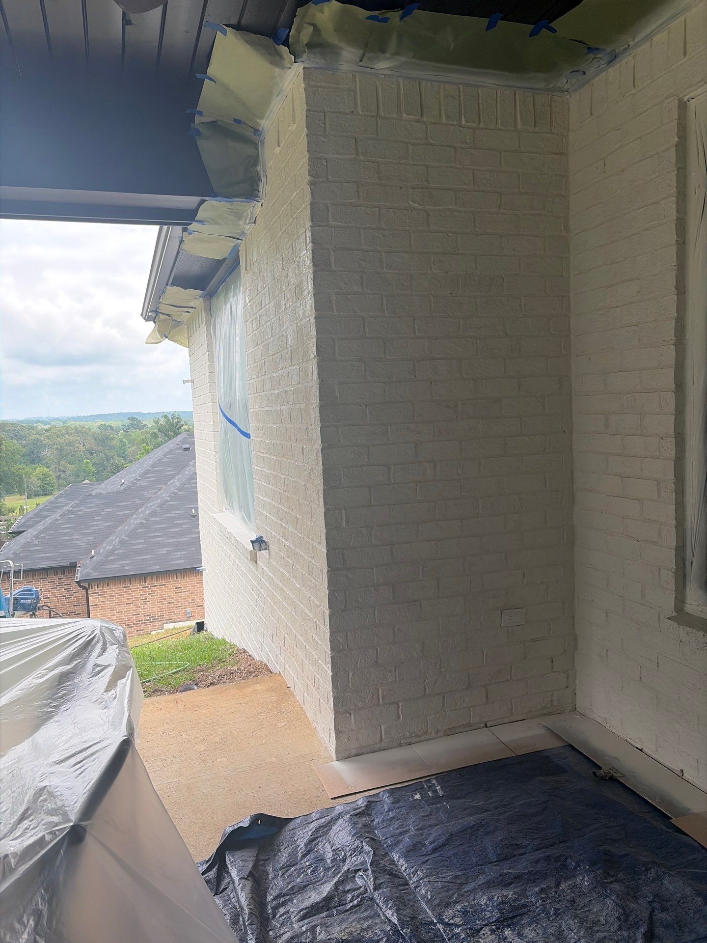 Bright Brick Repaint in Tyler, TX by Quality Coats Painting