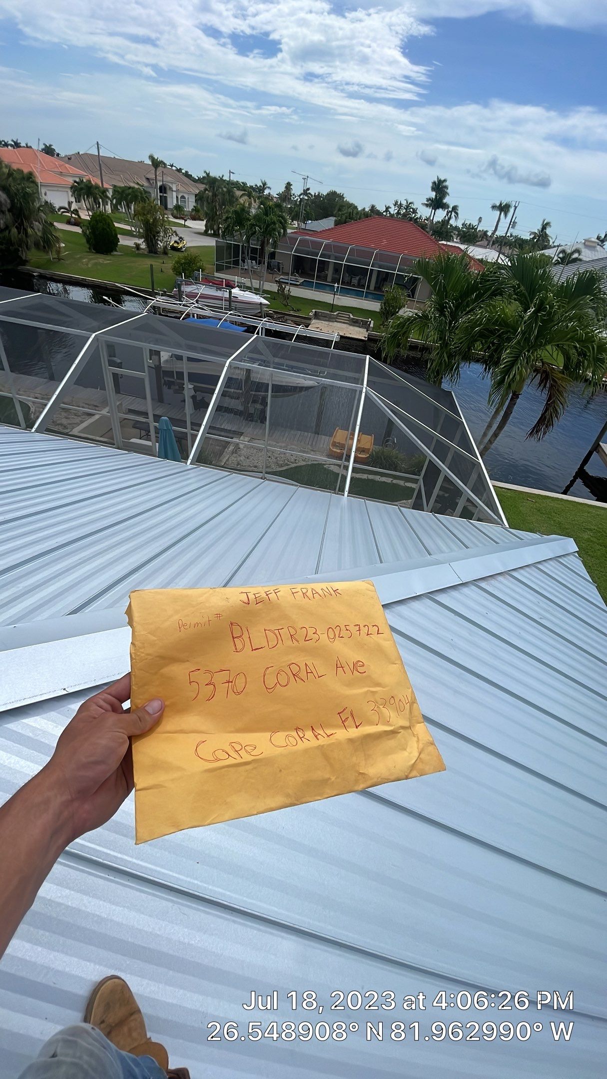 Residential Roofing Installation using Standing Seam Metal by Protek 