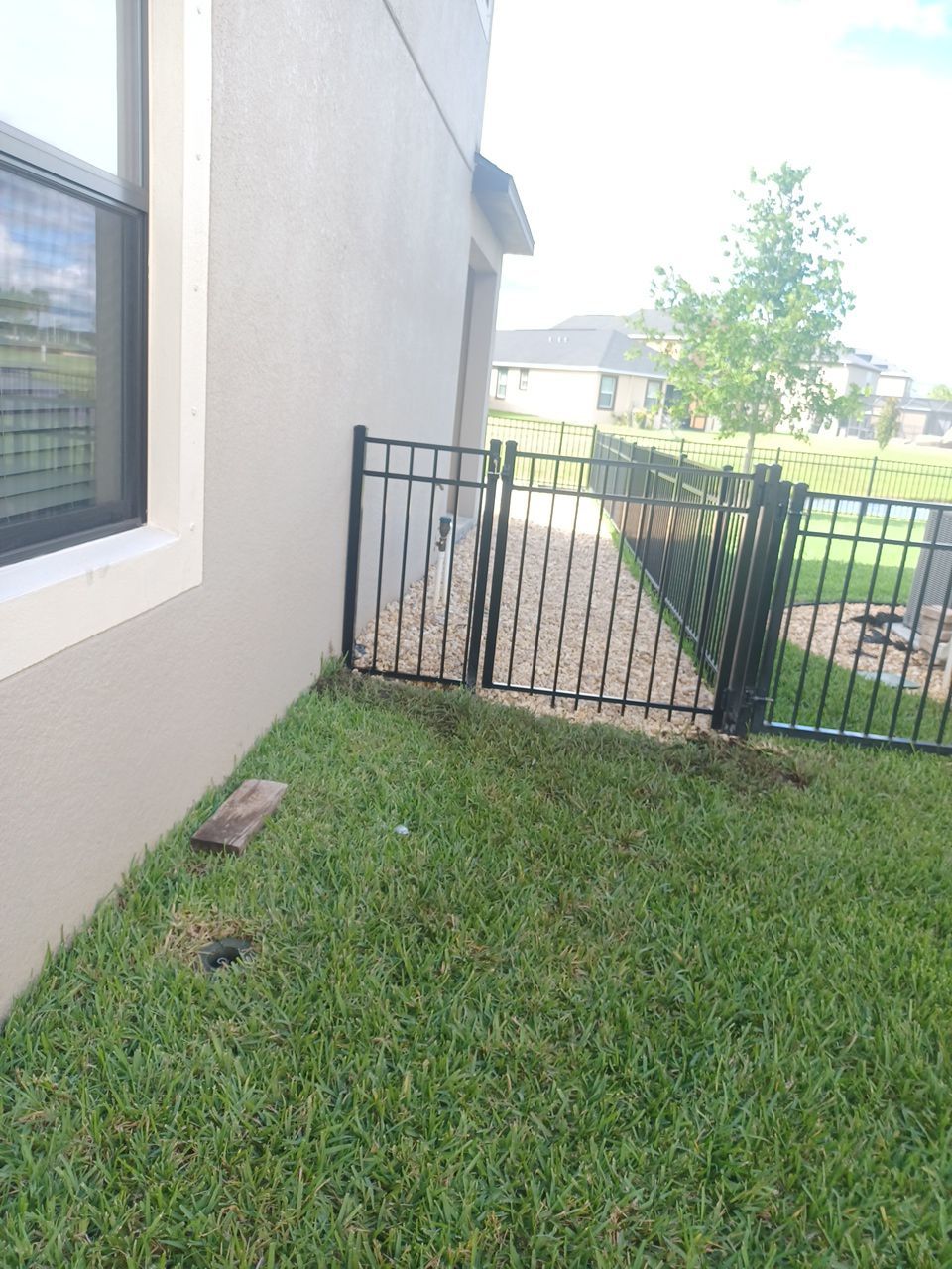 Ruskin, FL 4ft. Tall 3-Rail Black Aluminum Fence by Asap fence and gates, LLC
