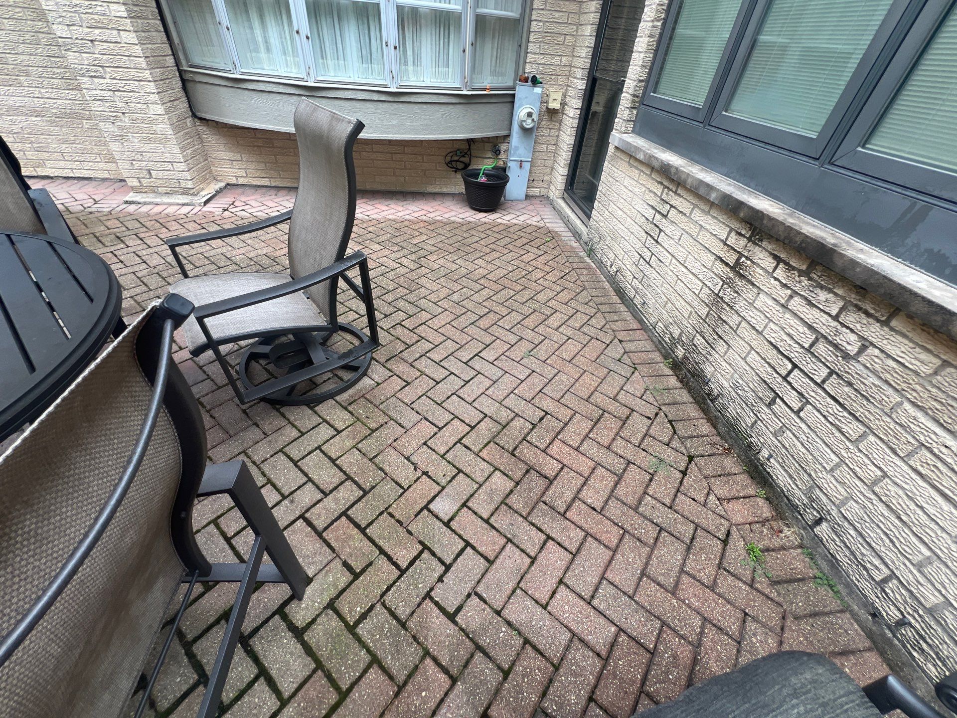 Brick paver clean, sand and seal.  using Surebond SB-1300 by Northern Power Washing LLC.