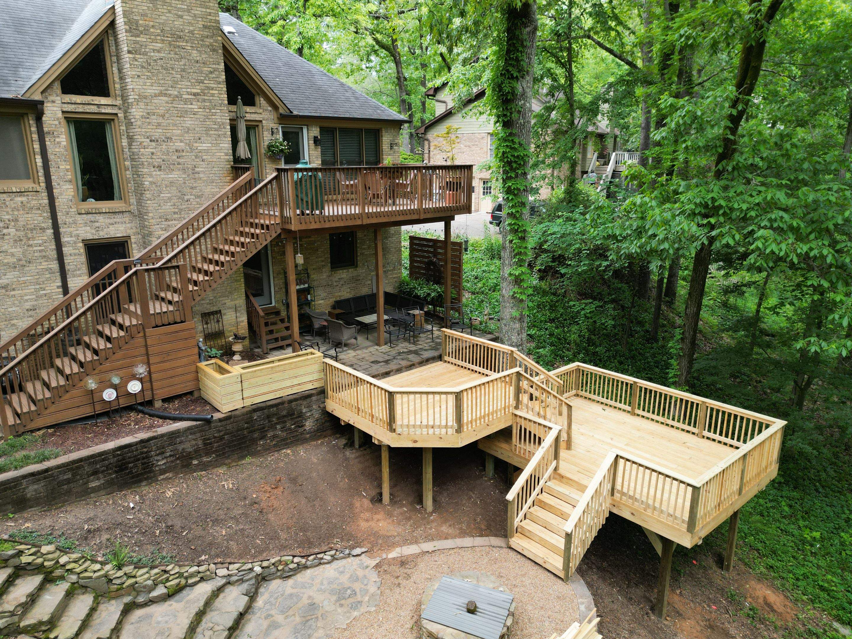 Riverchase - Tiered Deck by Pillar and Pine