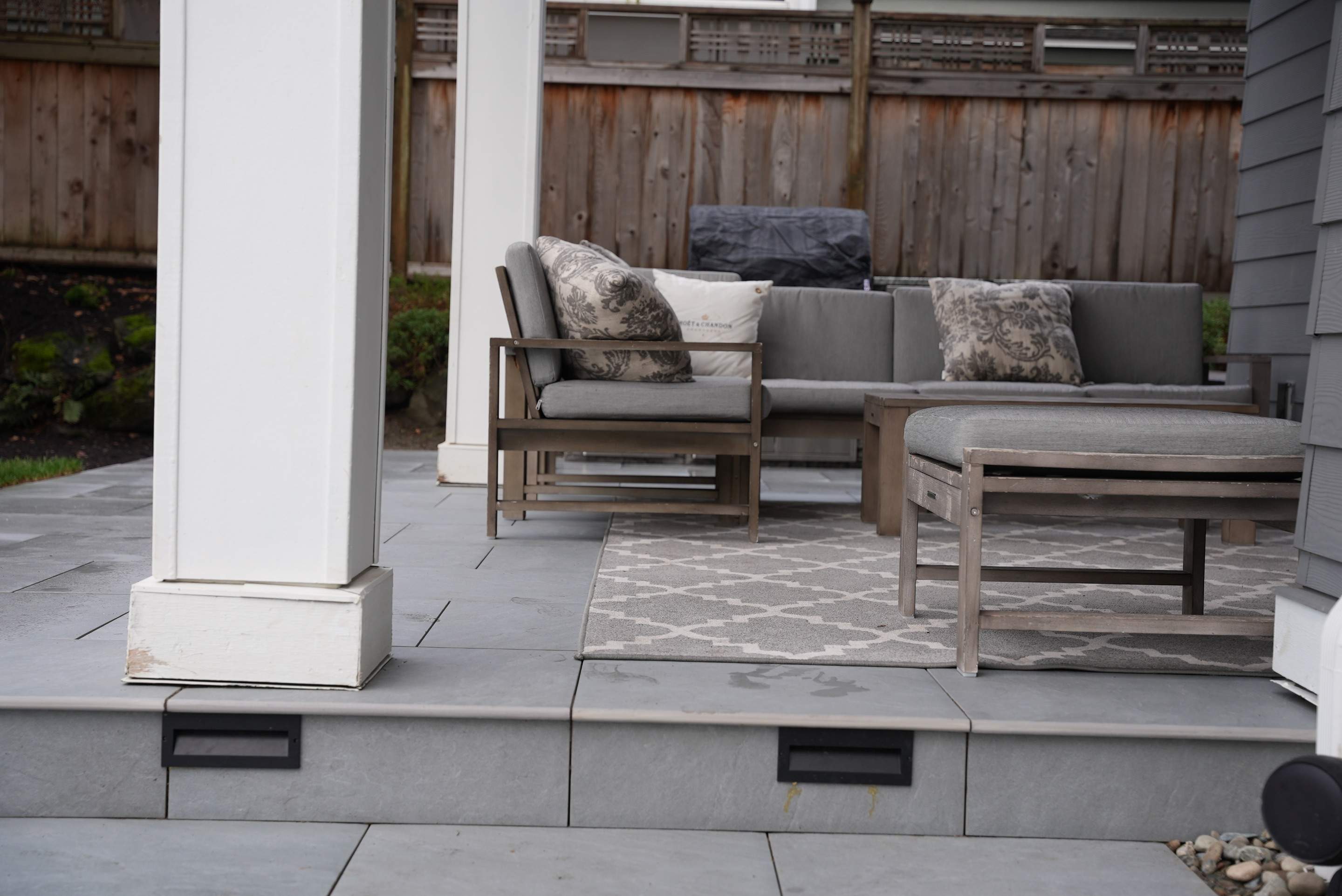 Hardscaping Back Patio Landscape Project  by Jireh Asphalt & Concrete Inc 