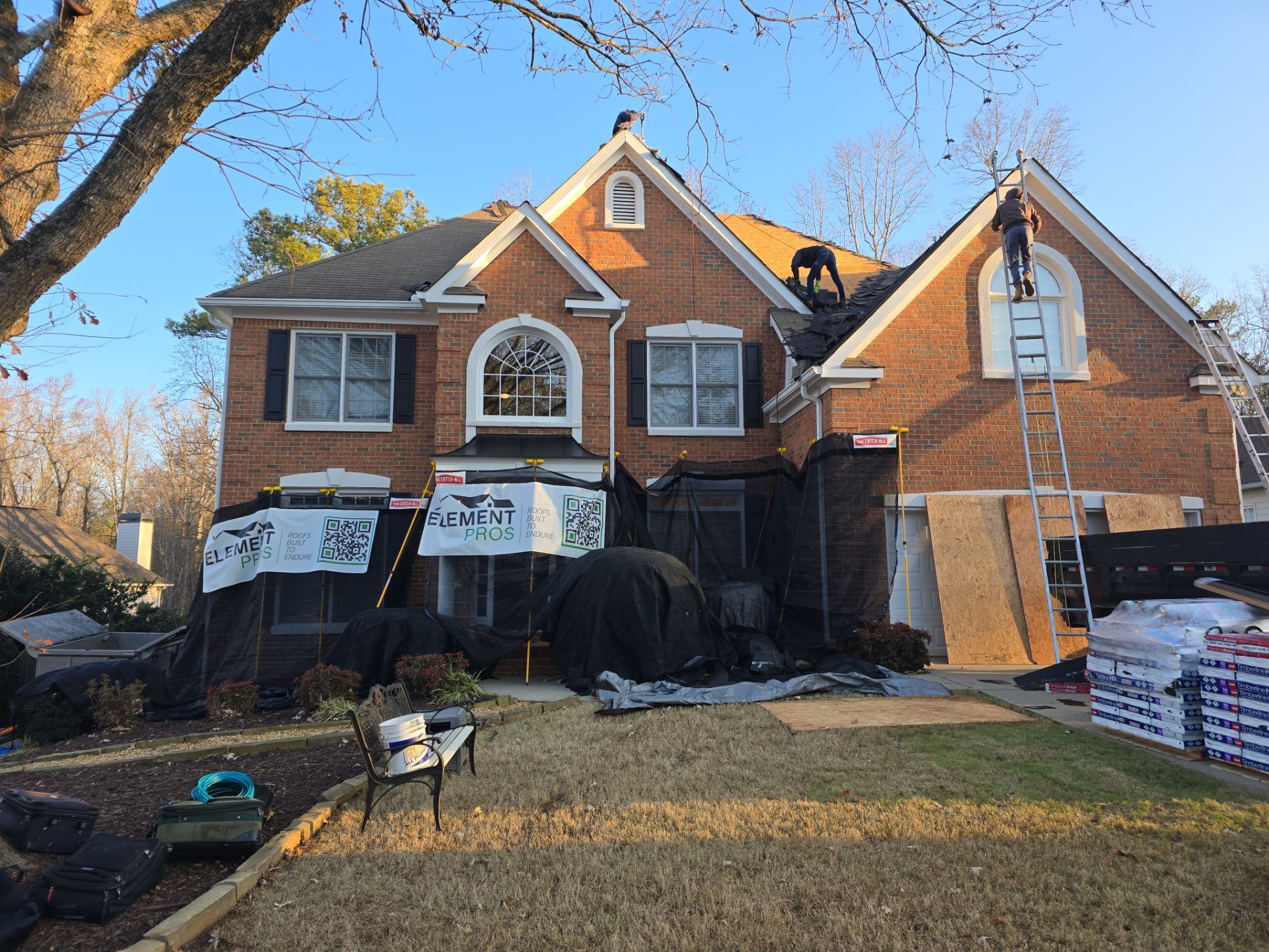 GAF Timberline HDZ Pewter Grey by Element Pros Roofing, LLC