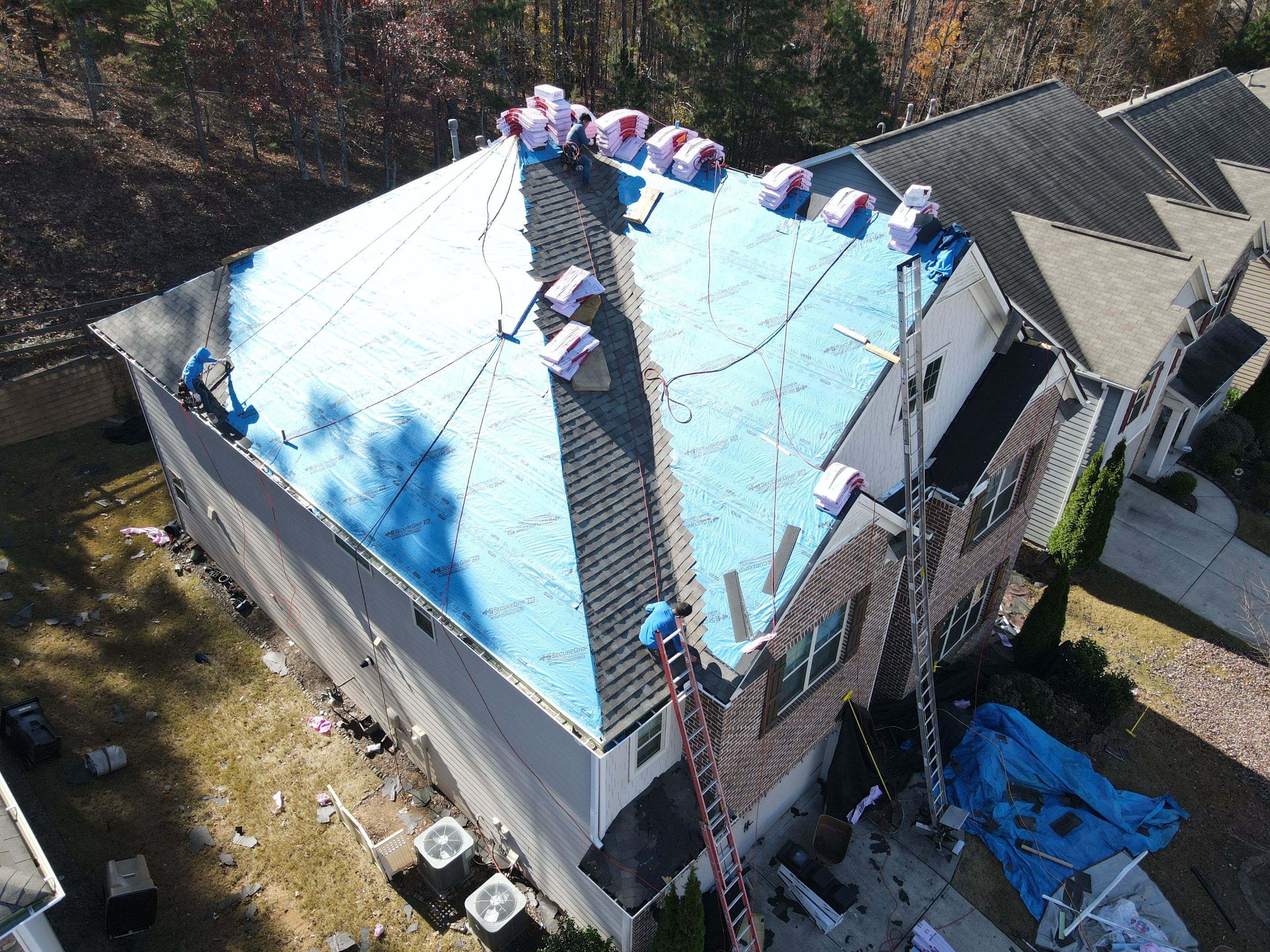 Residential Roofing Installation using Owens Corning by Inspector Roofing and Restoration
