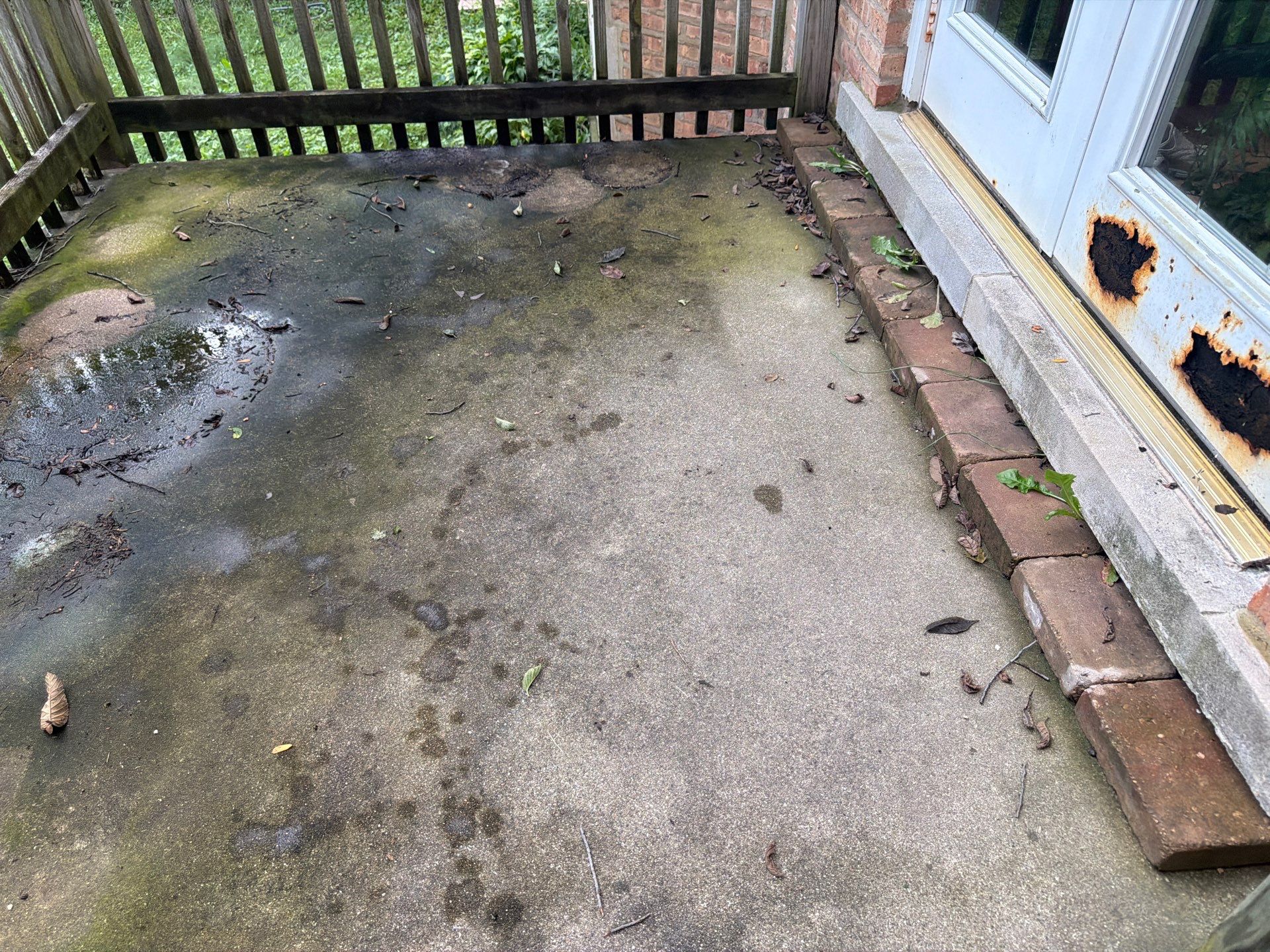 Wood fence cleaning and sealing by Northern Power Washing LLC.