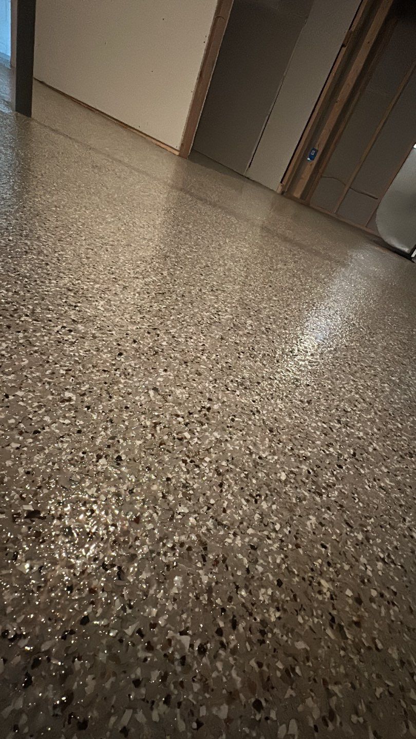 Basement, Bar & Laundry area  by Floors in a Day, Inc