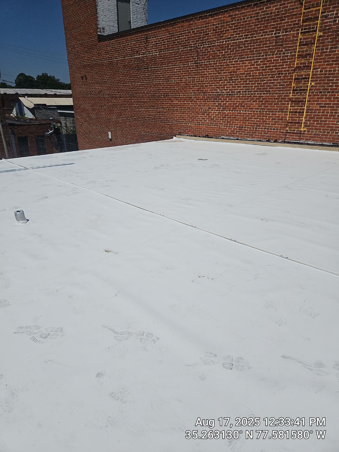 Project in Kinston by Roofing Solutions