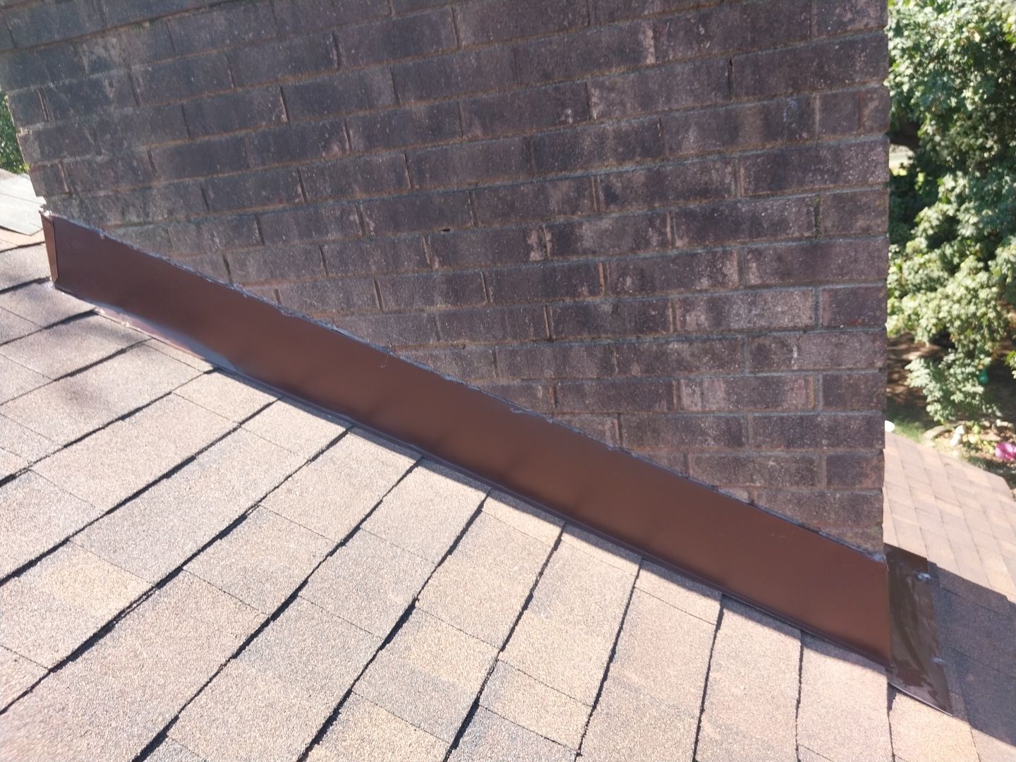 Syler roofing job by BROCK BUILDERS 