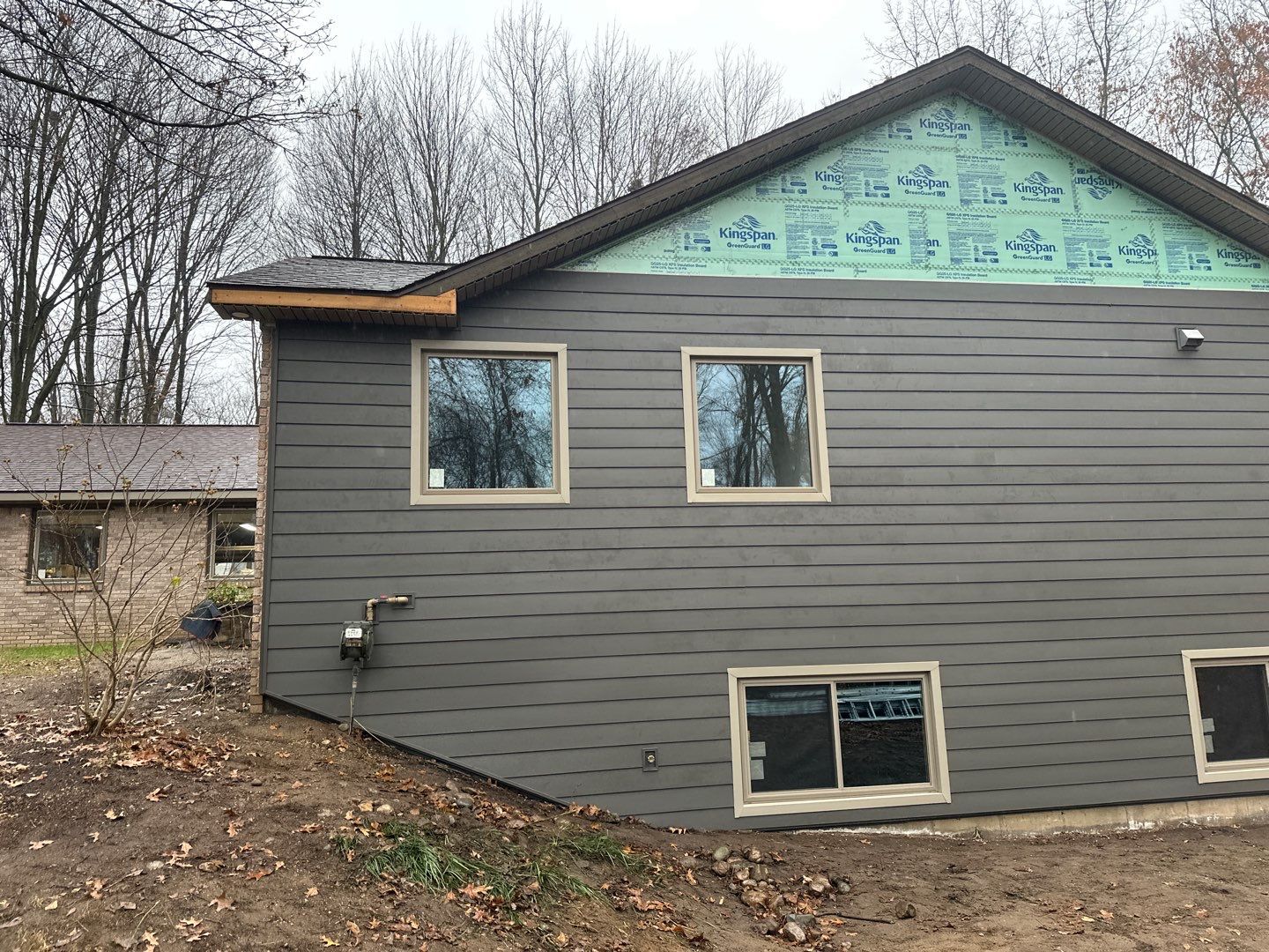 Siding Replacement using Alside S7 Cedar Mill Grain Composite by 180 Contractors