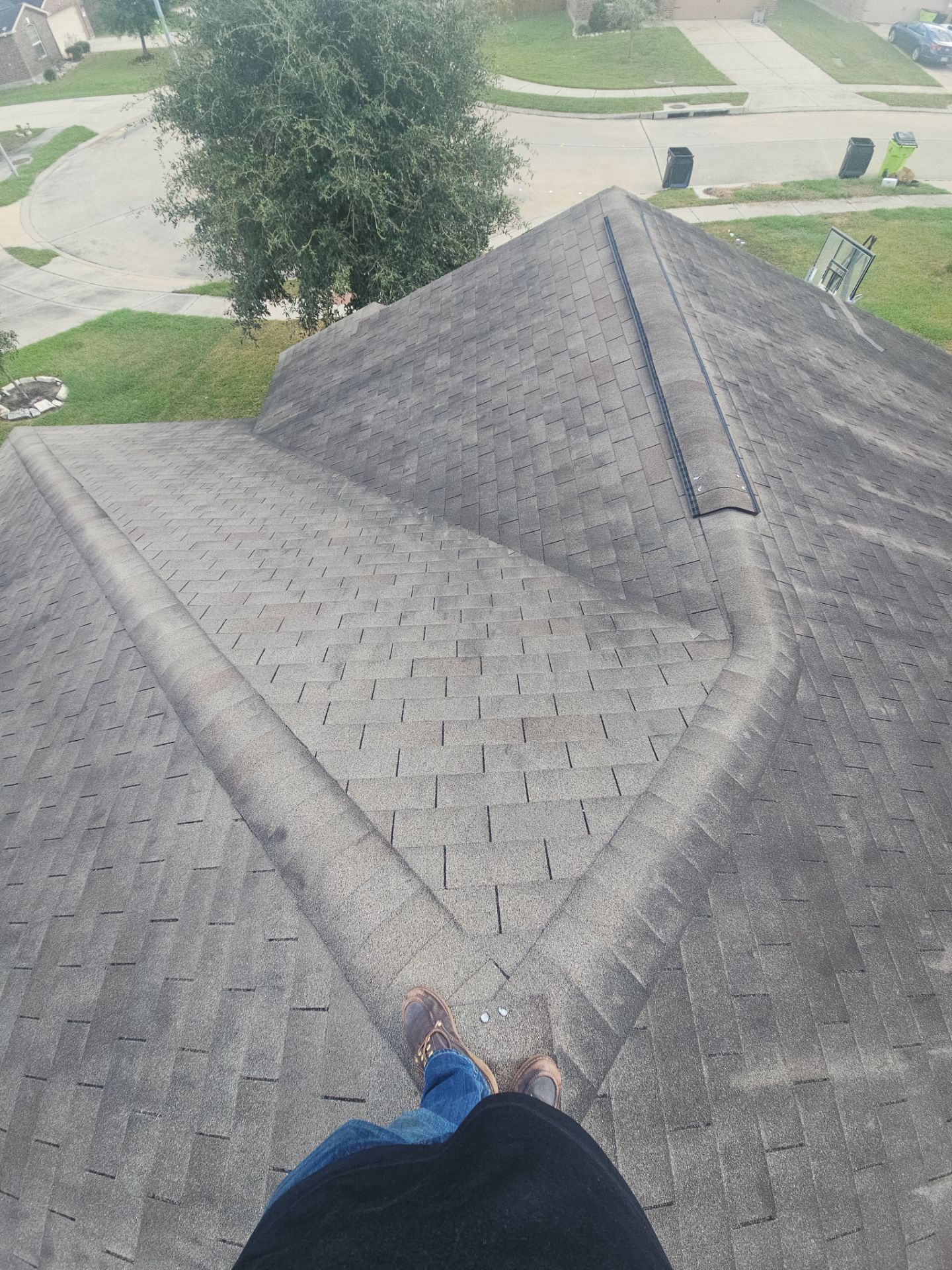 Hail Damage using Owen's Corning Duration (Lifetime) Shingles by Roof Repair Company
