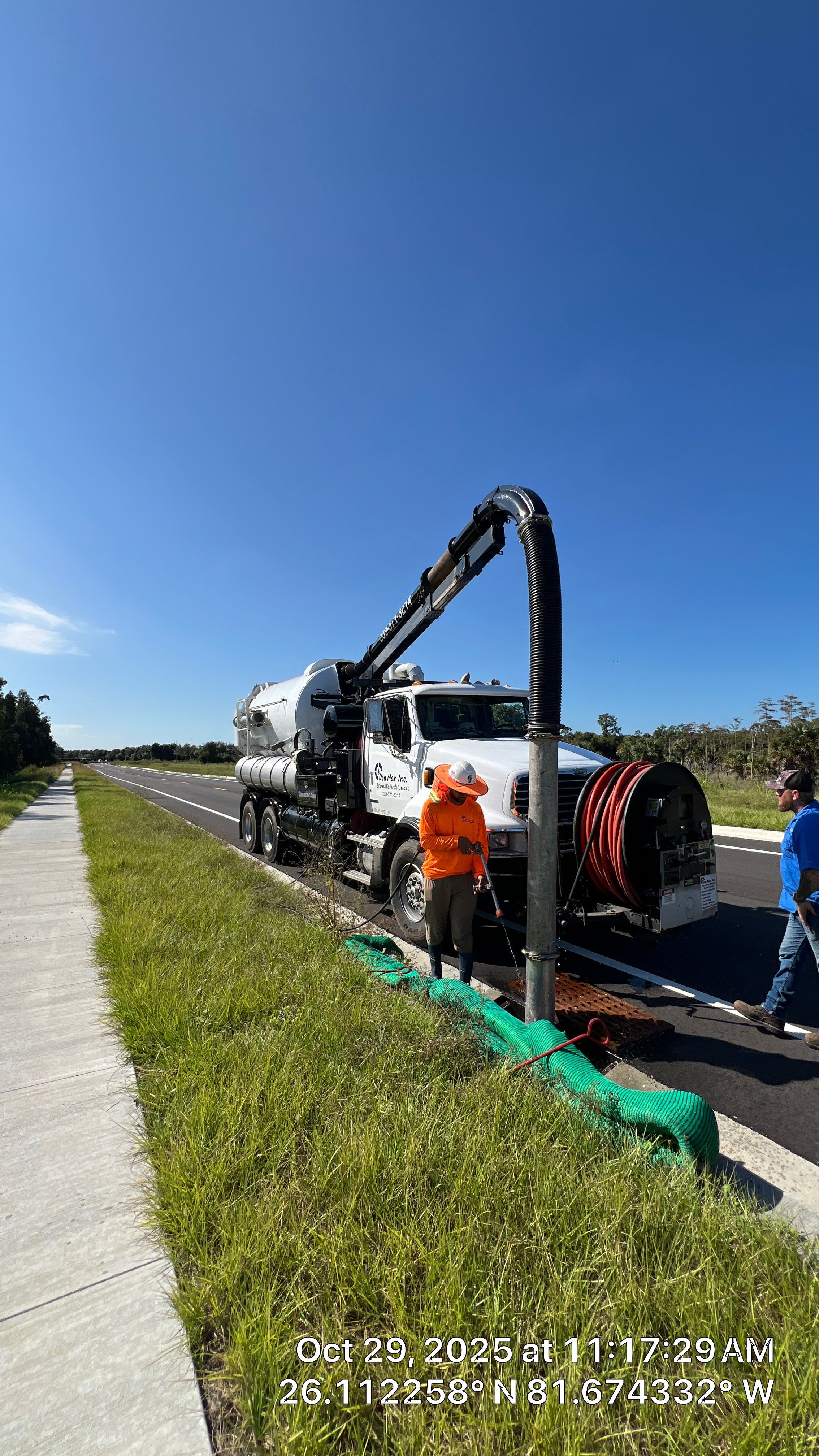 New Construction Road off Rattlesnake in Naples by Don Mar, Inc. Storm Water Solutions