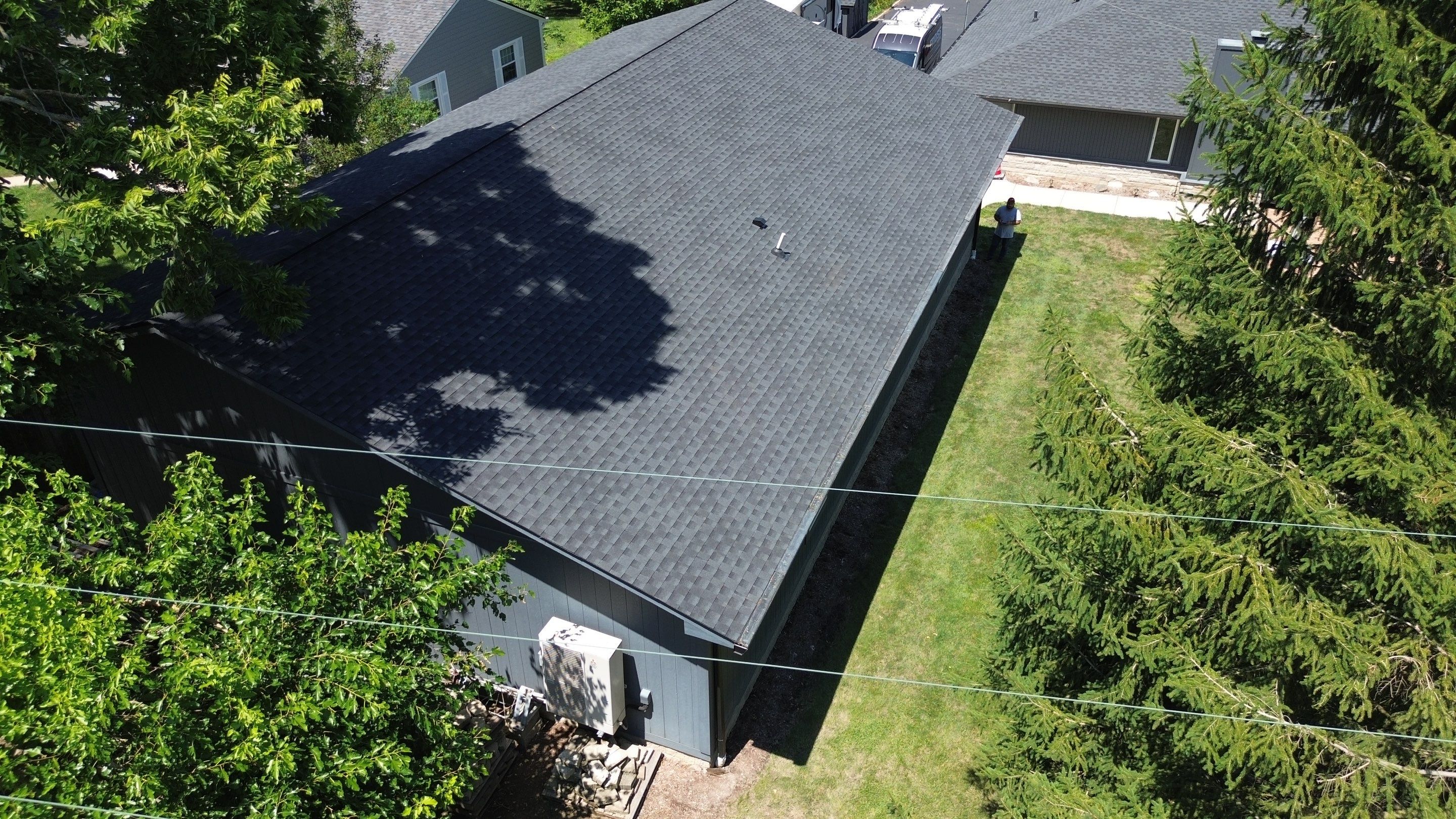 Project in Greenwood by Moss Roofing