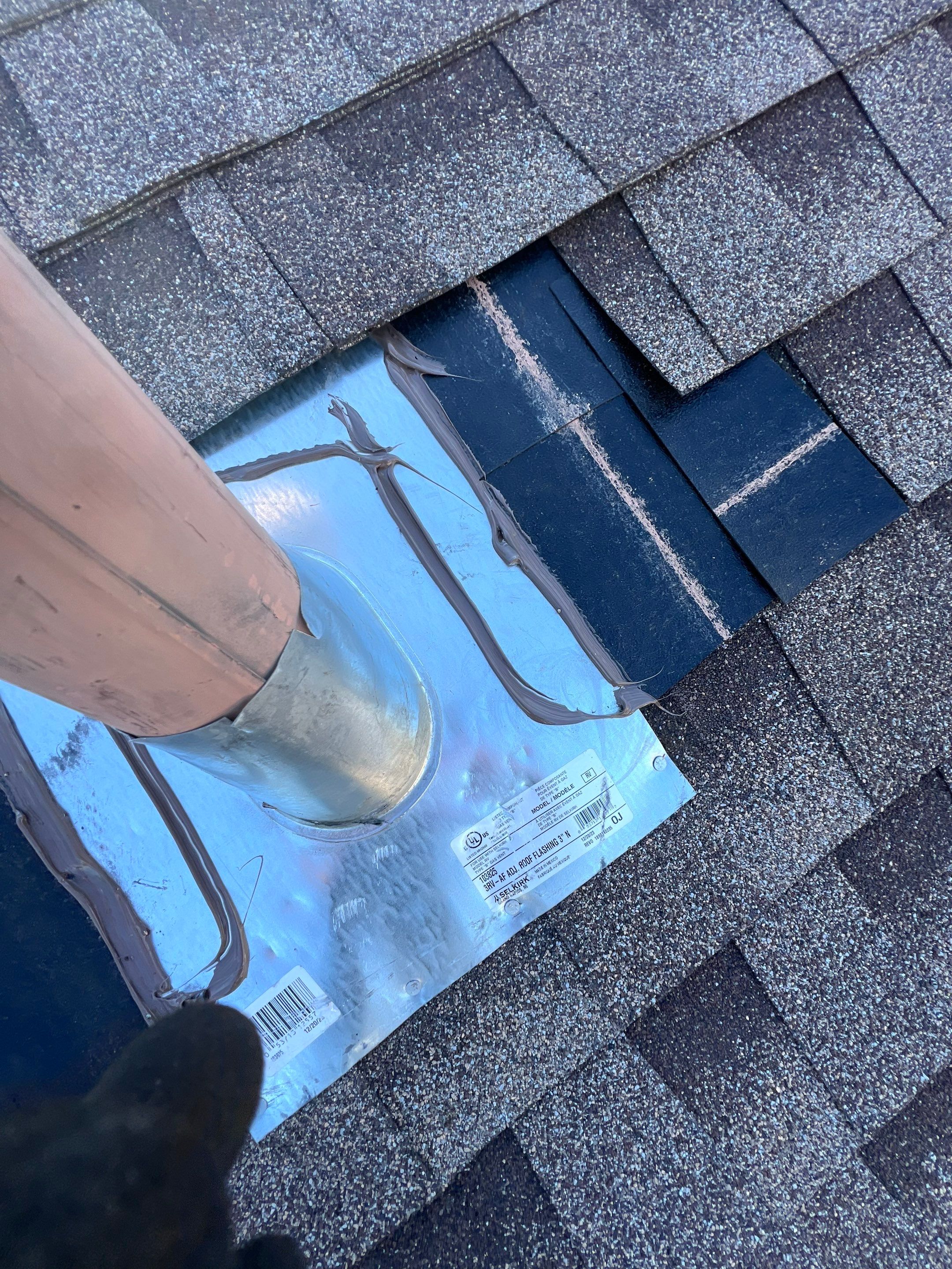 Hail Damage using Owen's Corning Duration (Lifetime) Shingles by Roof Repair Services LLC
