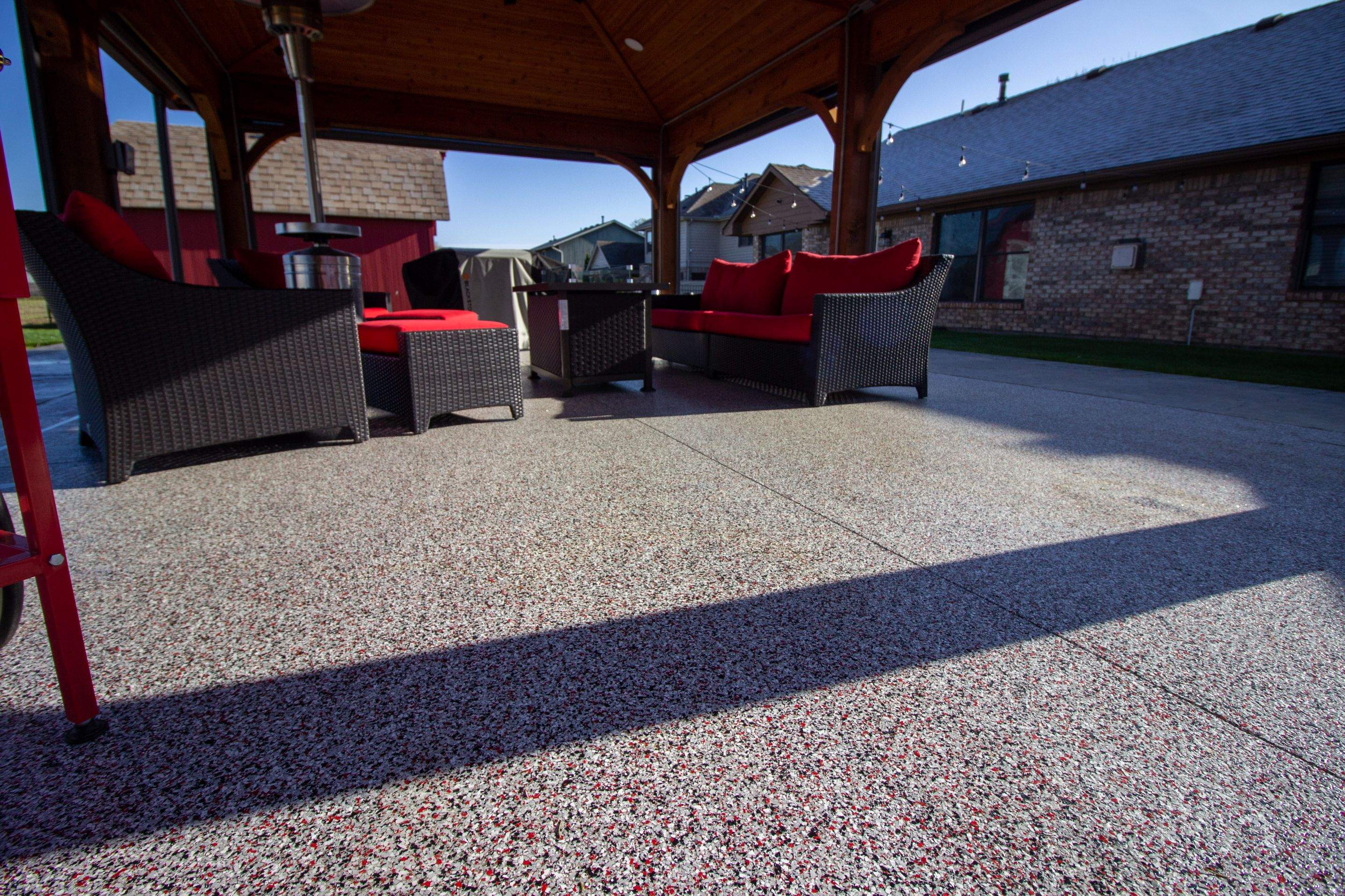 Patio Installation using Buckeye by Your1DayFloor.com