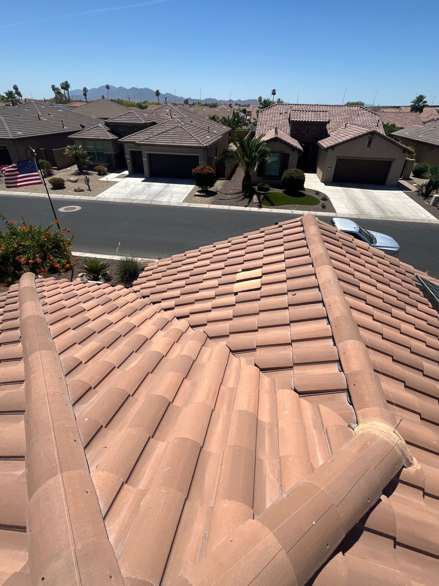 Adobe Clay Concrete Tile by Reimagine Roofing