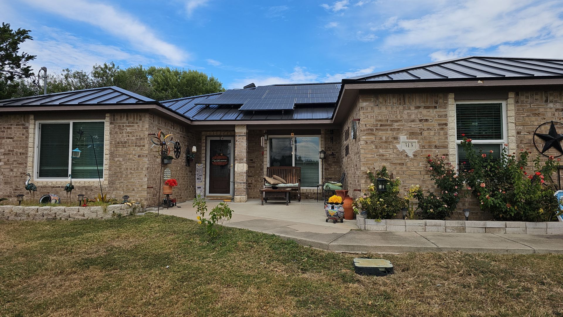 Residential Roof Replacement using 24 GA Double-Lock - Matte Black by Action Exteriors Austin