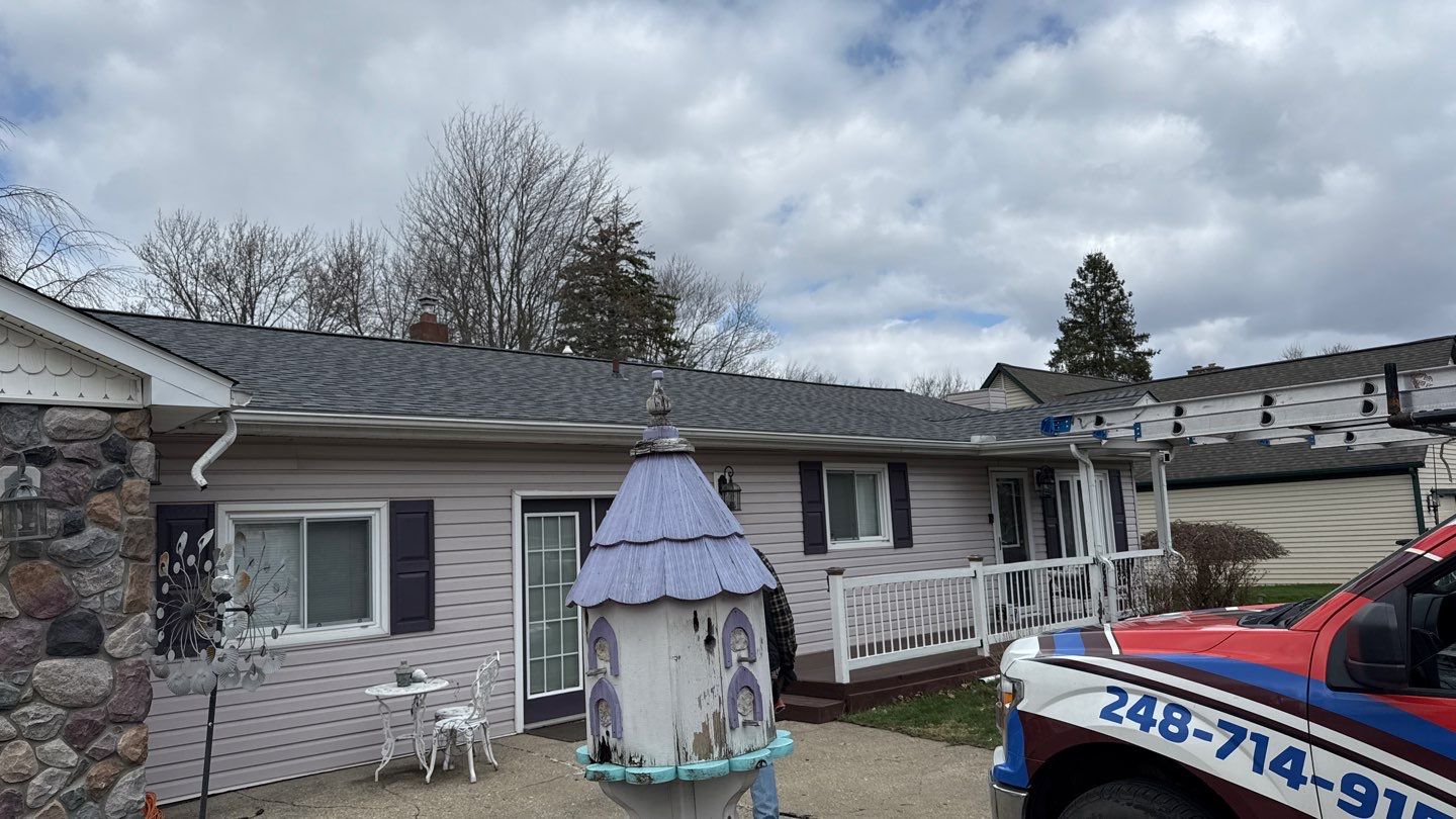 Roof Replacement using CertainTeed Landmark Pewter by 180 Contractors