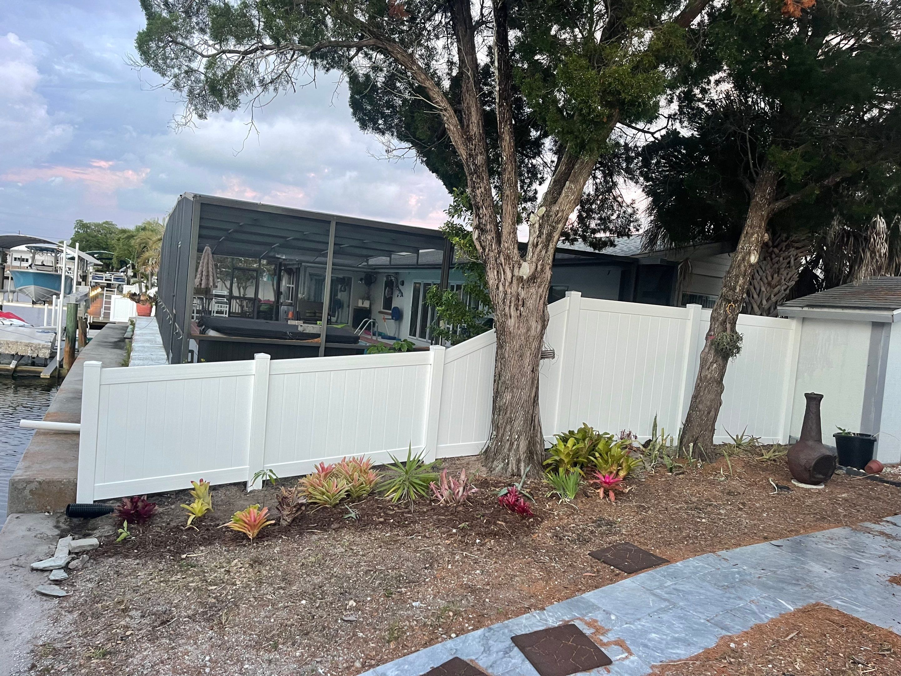 Bradenton, FL 6 ft. Tall White Vinyl Privacy Fence by Asap fence and gates, LLC