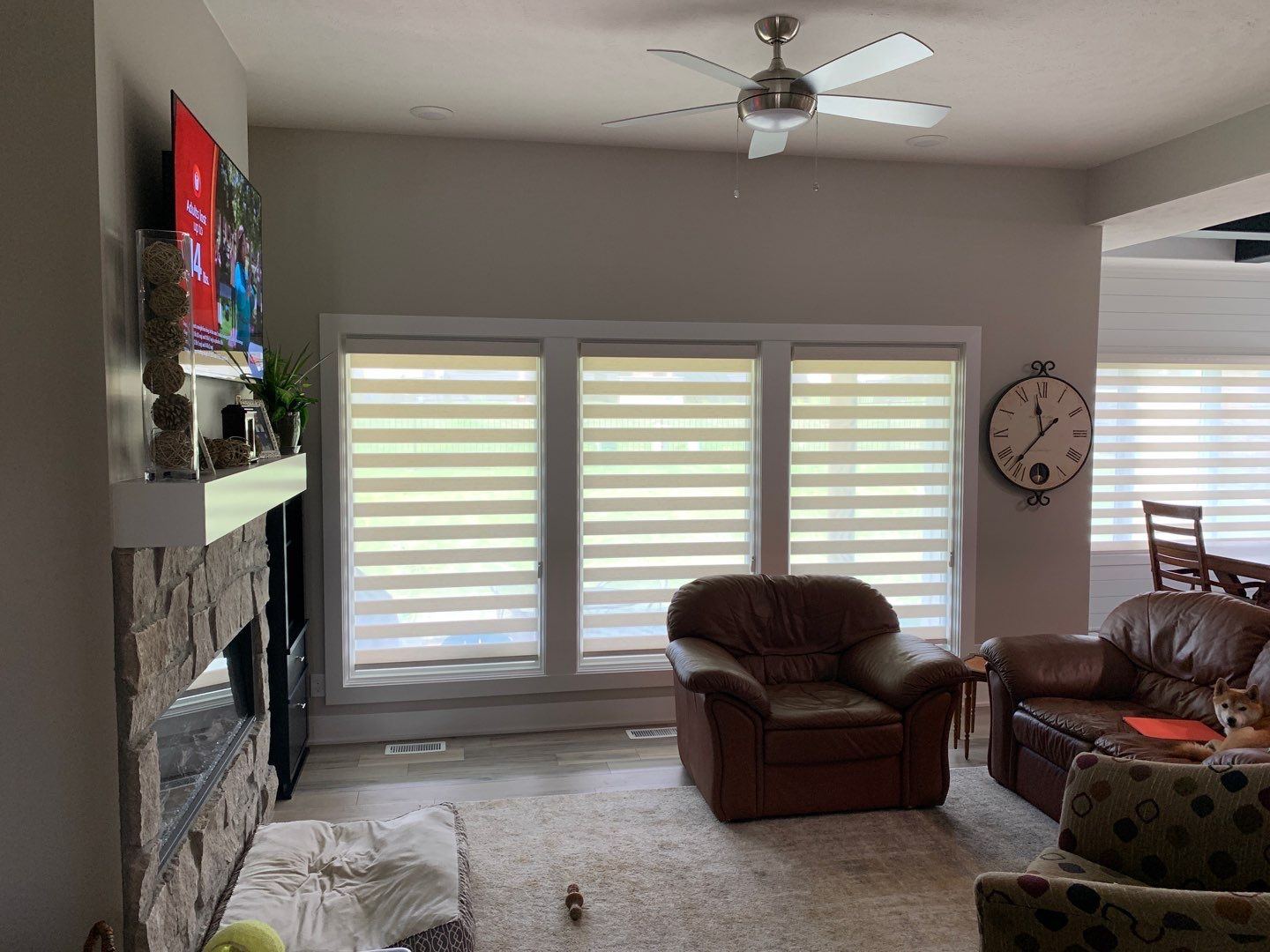 Residential Window Coverings using Banded Shades by Hunter Douglas by Custom Blinds & Design