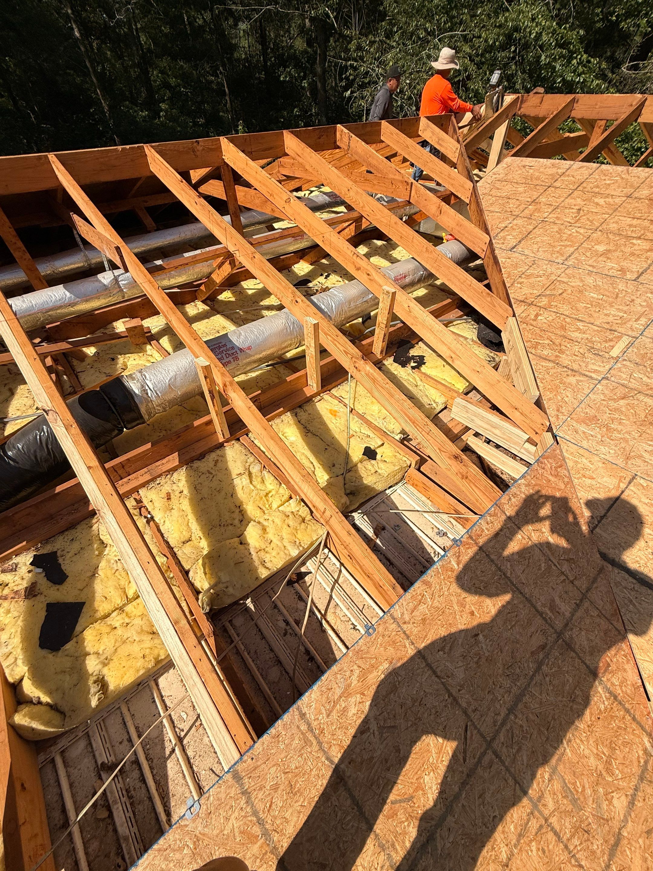 Full Architectural Shingle Roof Replacement Following Storm Damage in Wiggins by Frontline Roofing