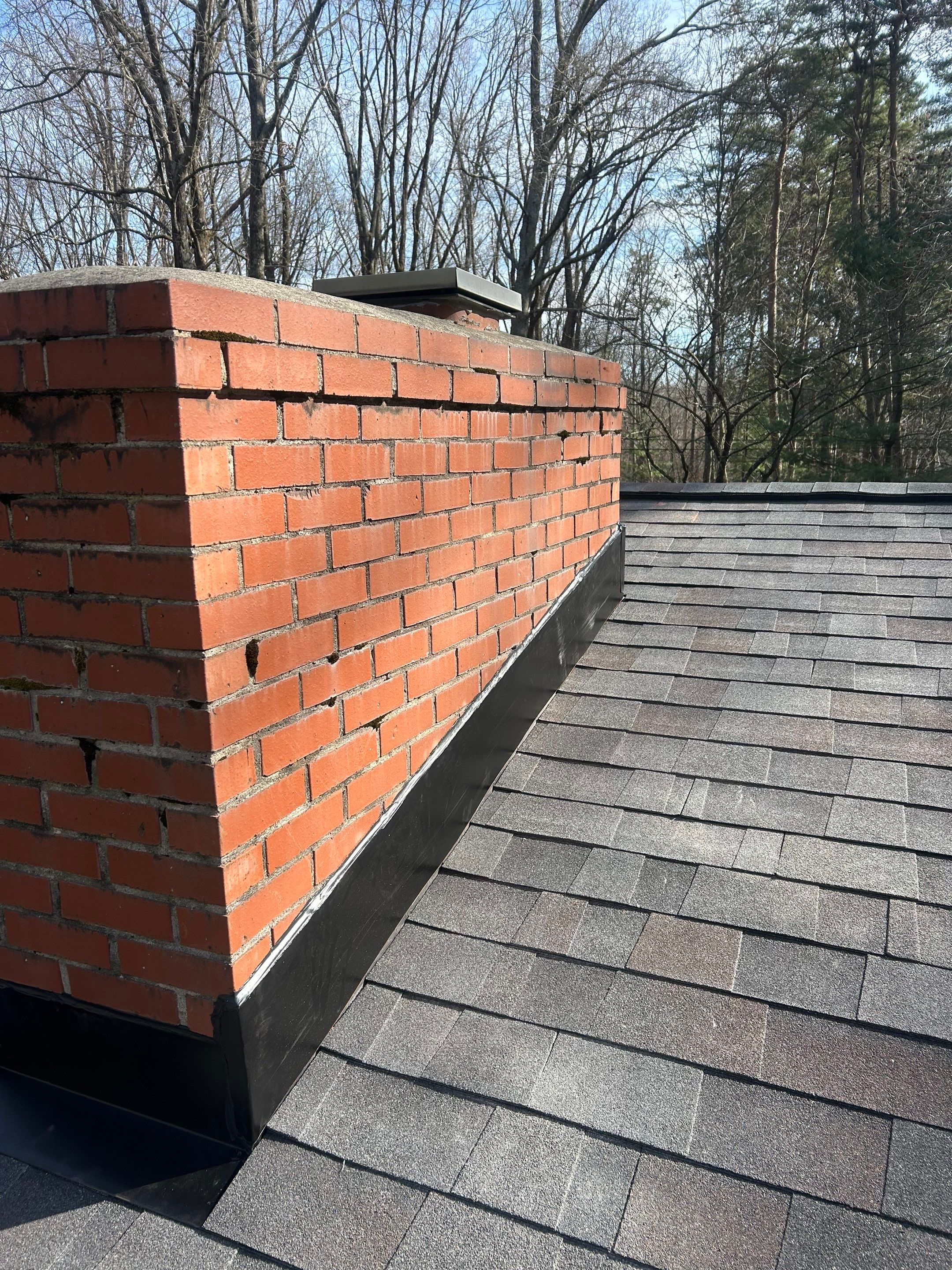 Residential Roofing Installation using Malarkey Vista AR Shingles (Black Oak) by Koontz Construction