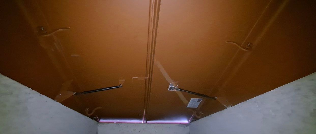 Basement Remodel using Bilco Basement Door by A Plus Exterior