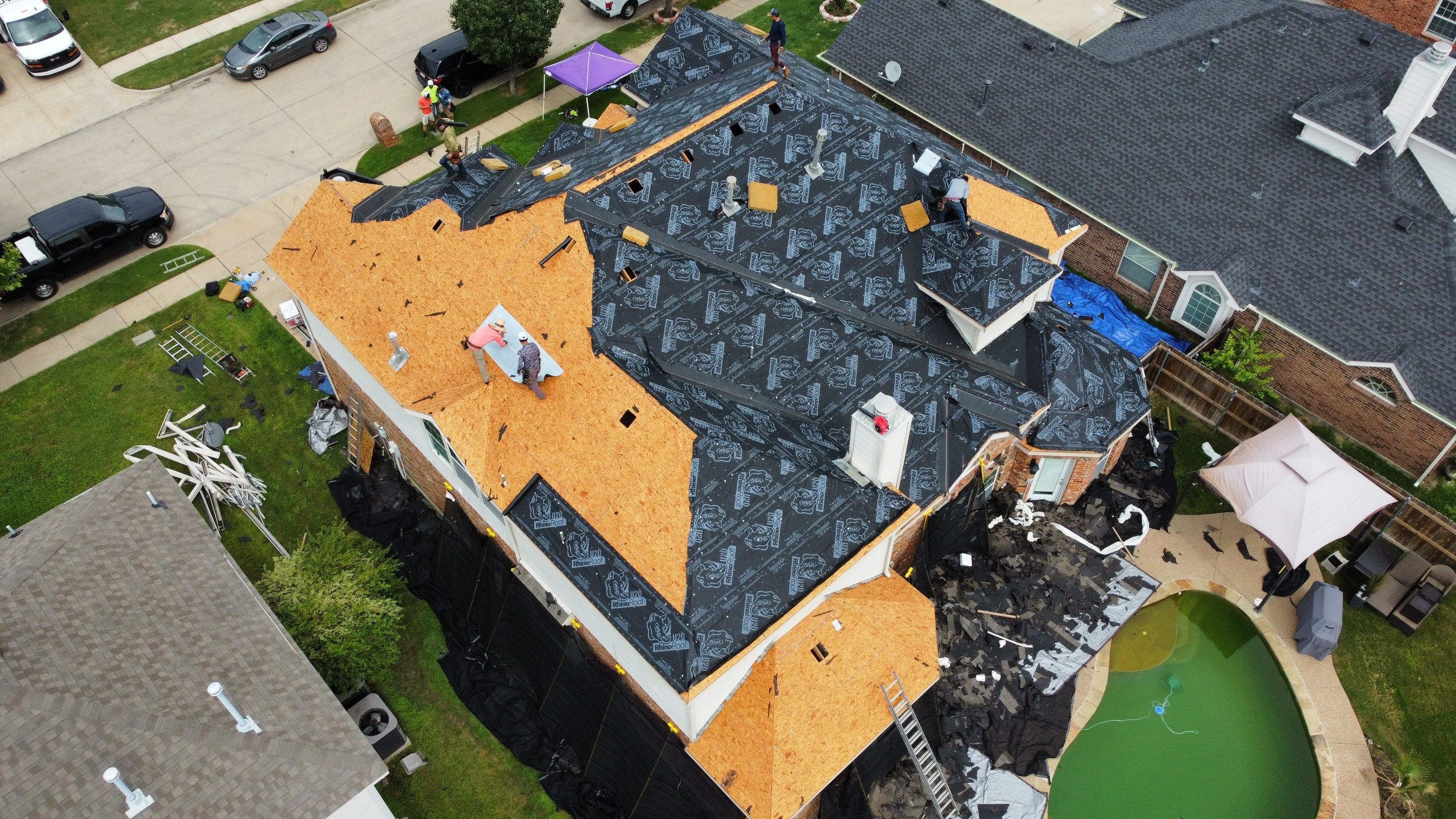 Storm Restoration Project by Berry Good Roofing 