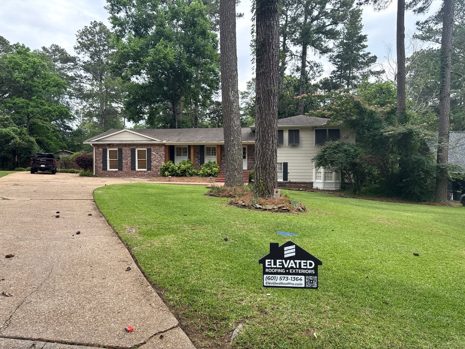 Full Exterior Makeover – Retail Restoration | Jackson, MS by Elevated Roofing + Exteriors