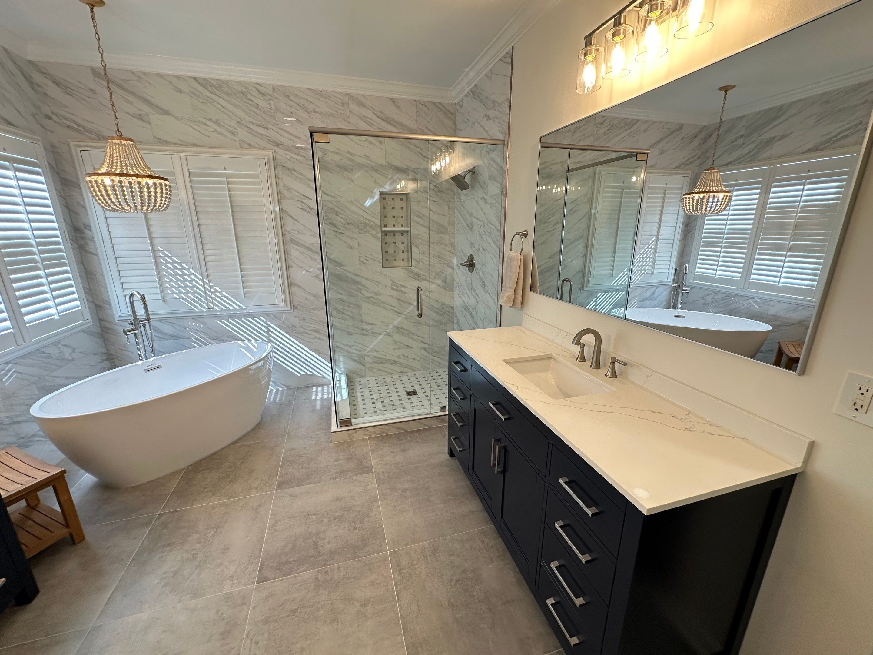 Bathroom Remodel in Brentwood by Music City Improvements