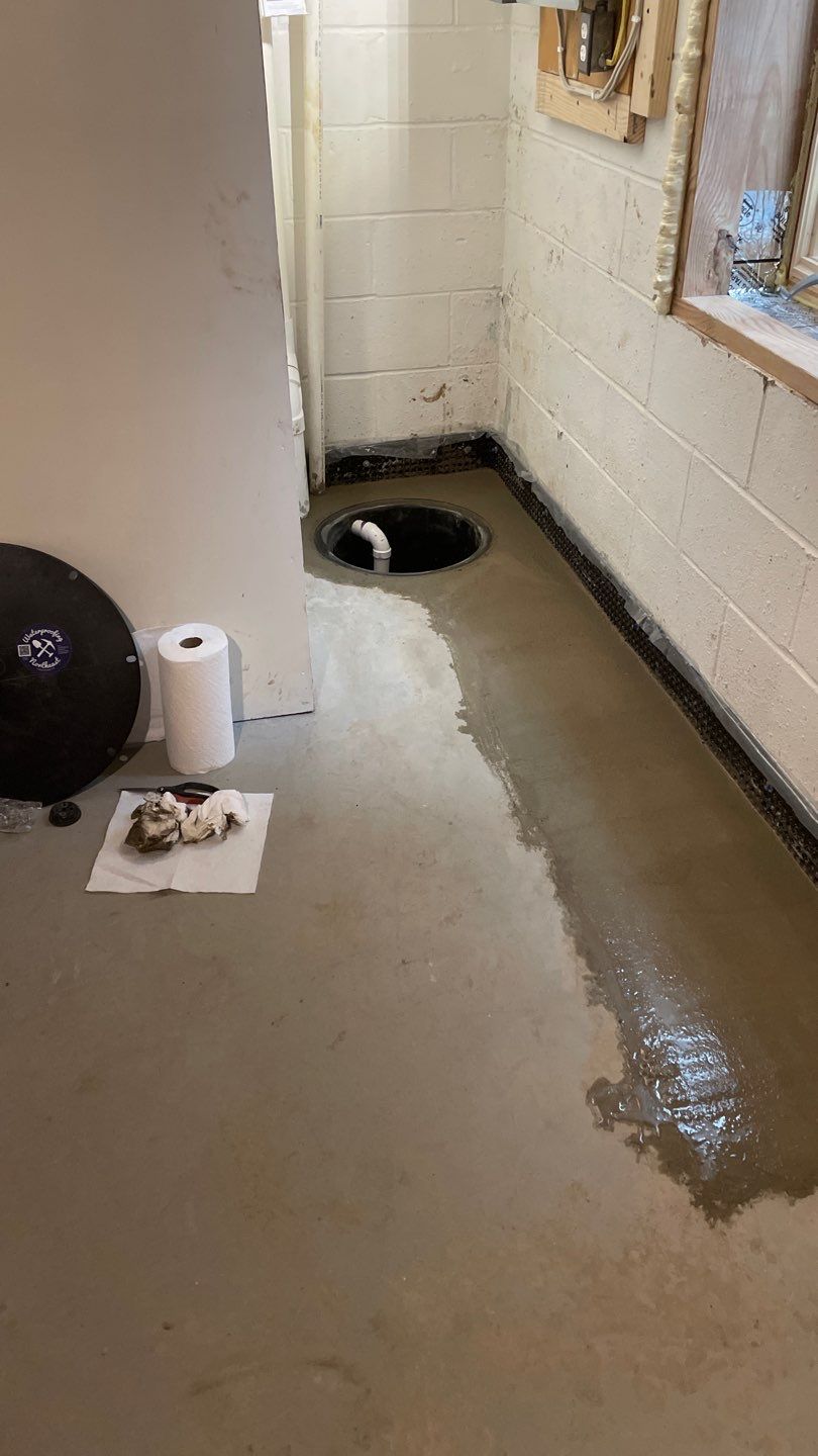 Targeted Drain Tile for Annie by Waterproofing Northeast