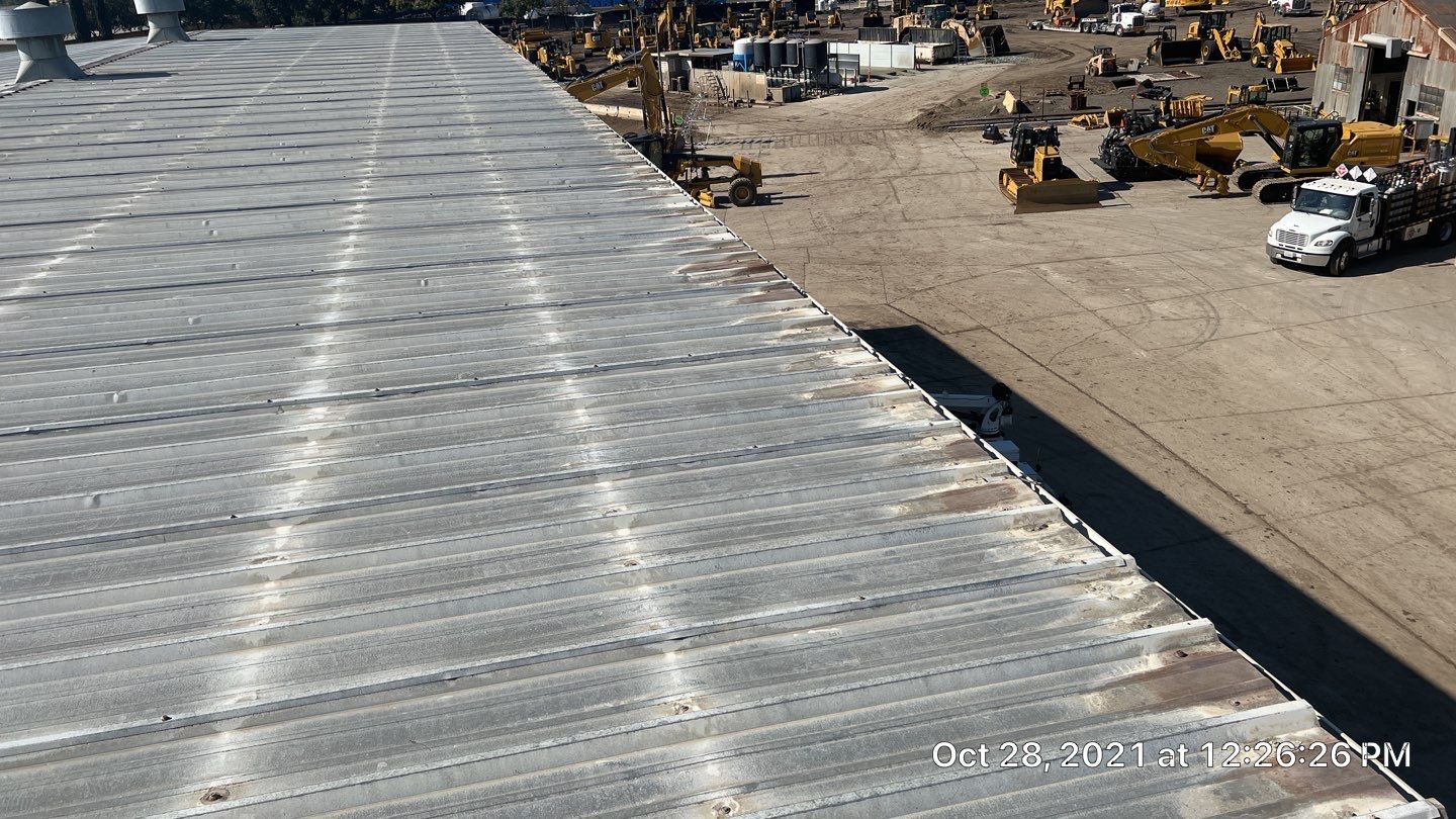 MR Roofing system using Conklin BenchPly system with PUMA top coat by Straight Edge Roofing Inc