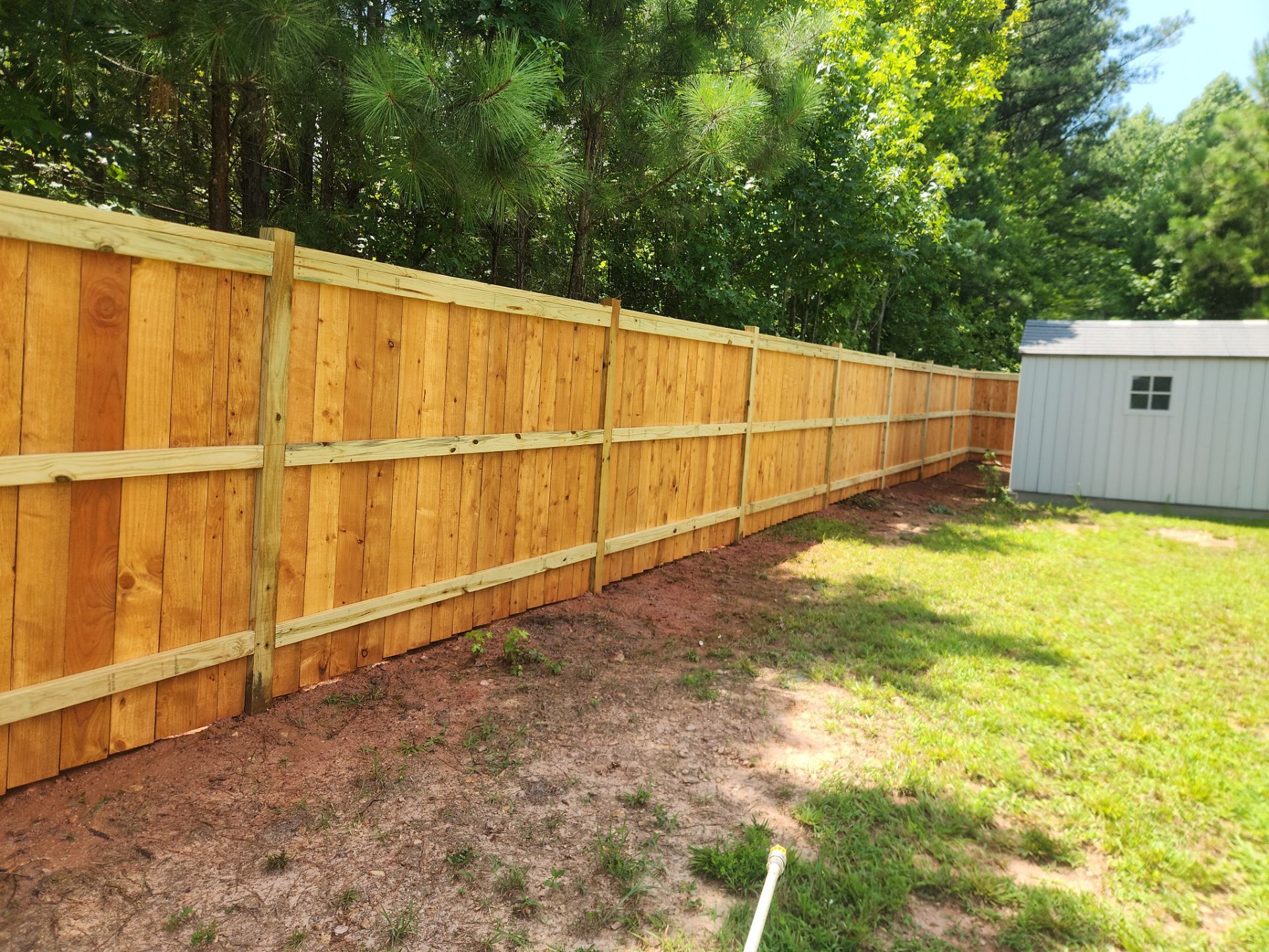 Wood Fence using Wood Sealant by DuraSeal