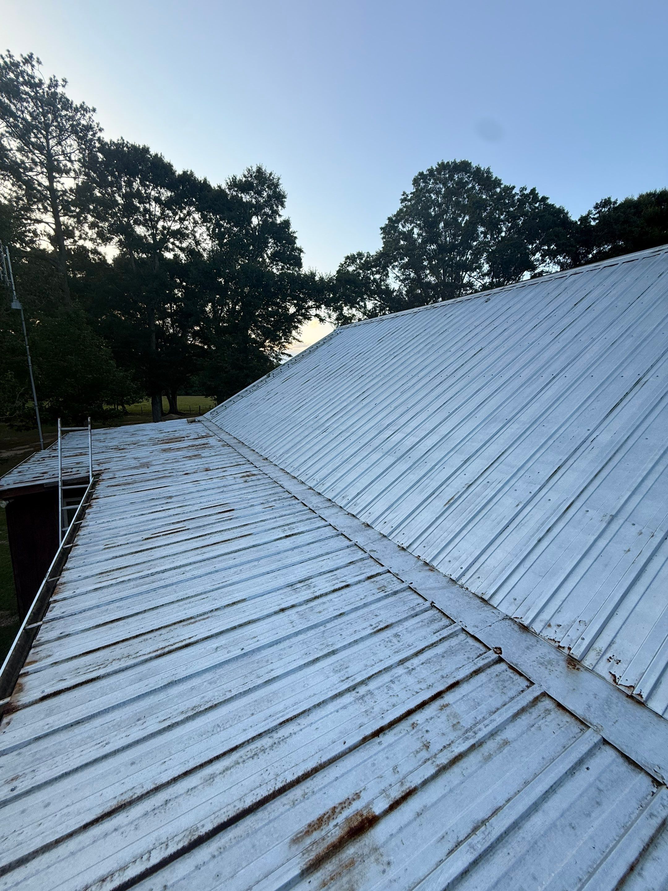 Residential Metal Roof Replacement With Corrugated Panels in Poplarville by Frontline Roofing