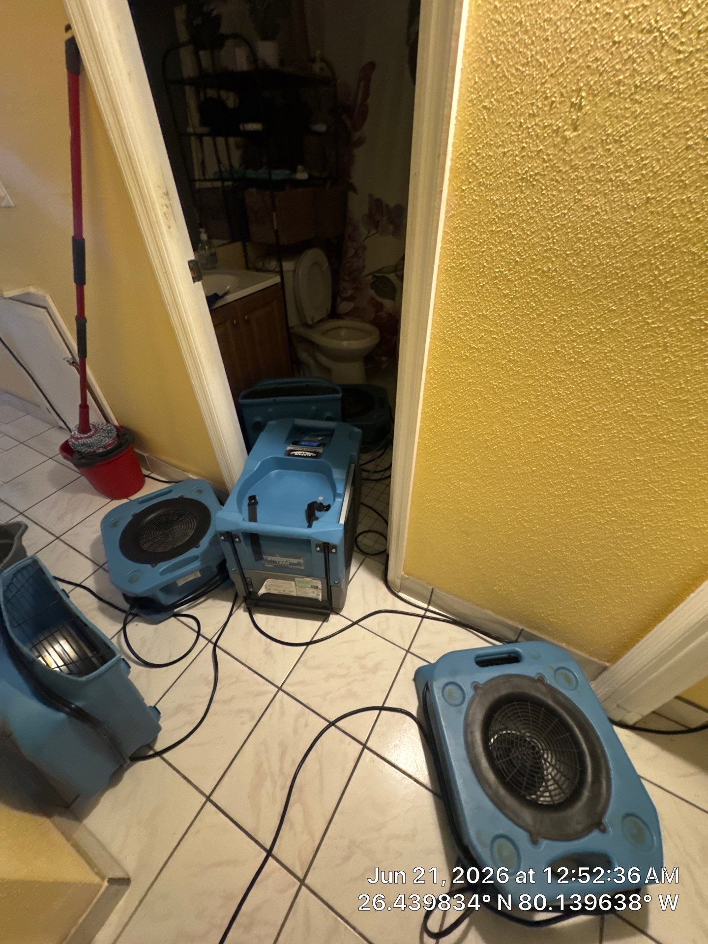 Water Damage Mitigation and Structural Drying in Delray Beach by SuperClean