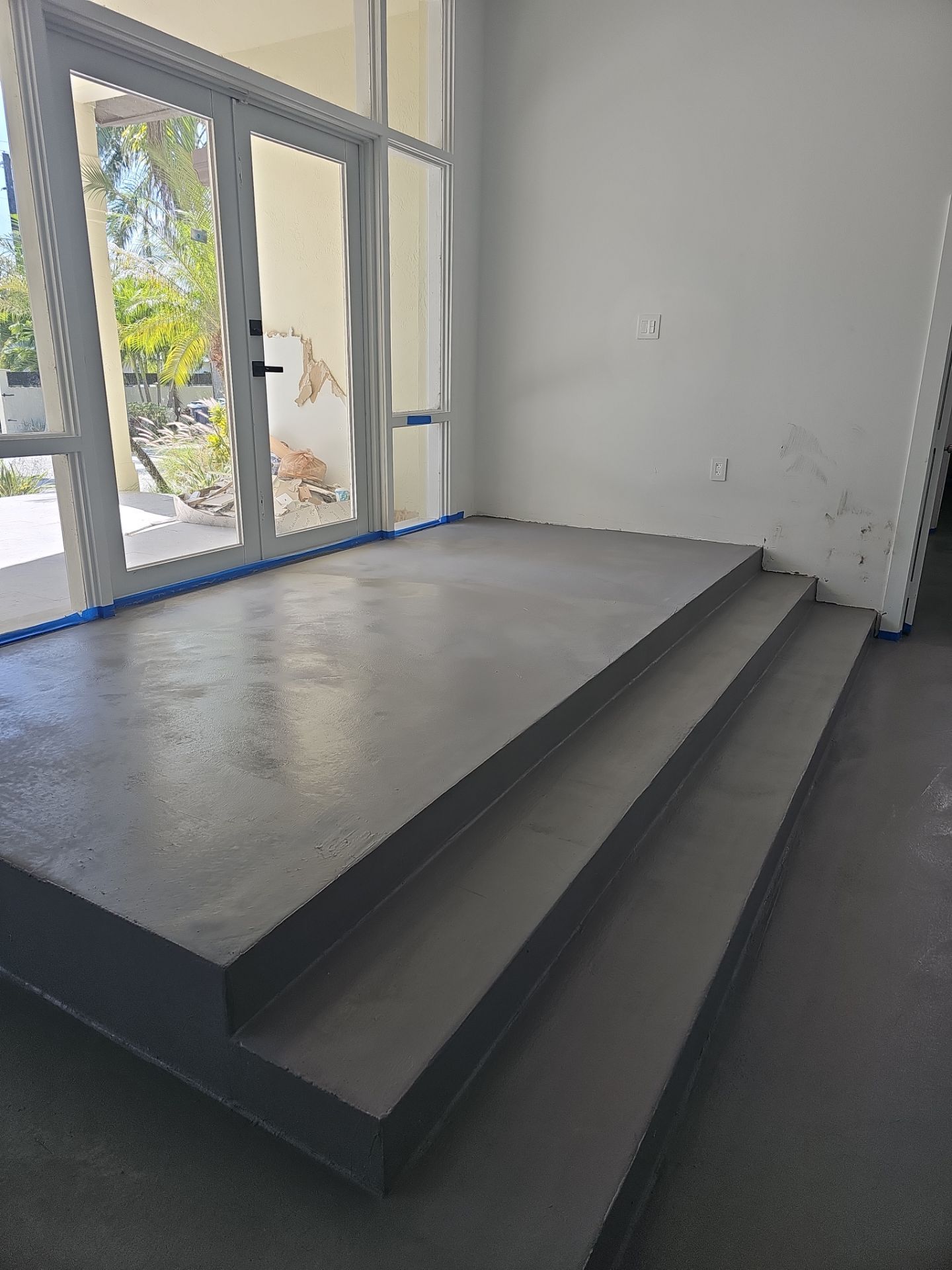 Home Floor Resurfacing w/Microtopping by Seamless Surfaces