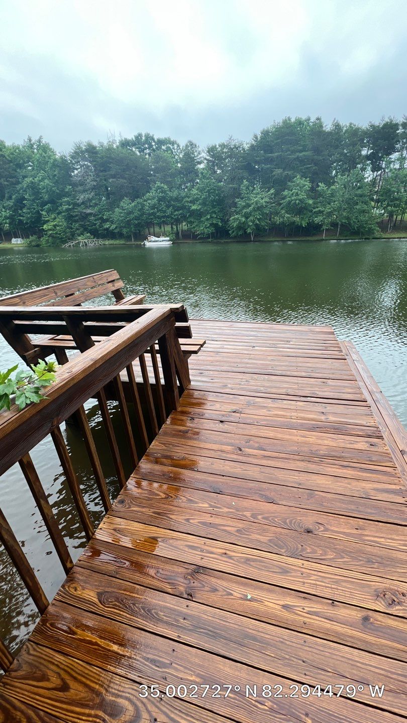 Dock using Wood Sealant by DuraSeal