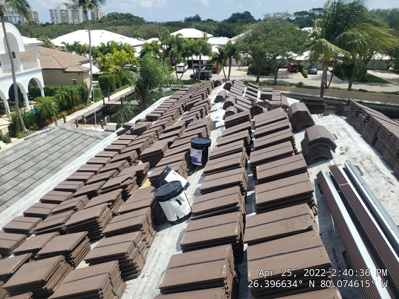 Residential Roofing Installation using Eagle Roofing Tile by BLUES BROTHERS ROOFING