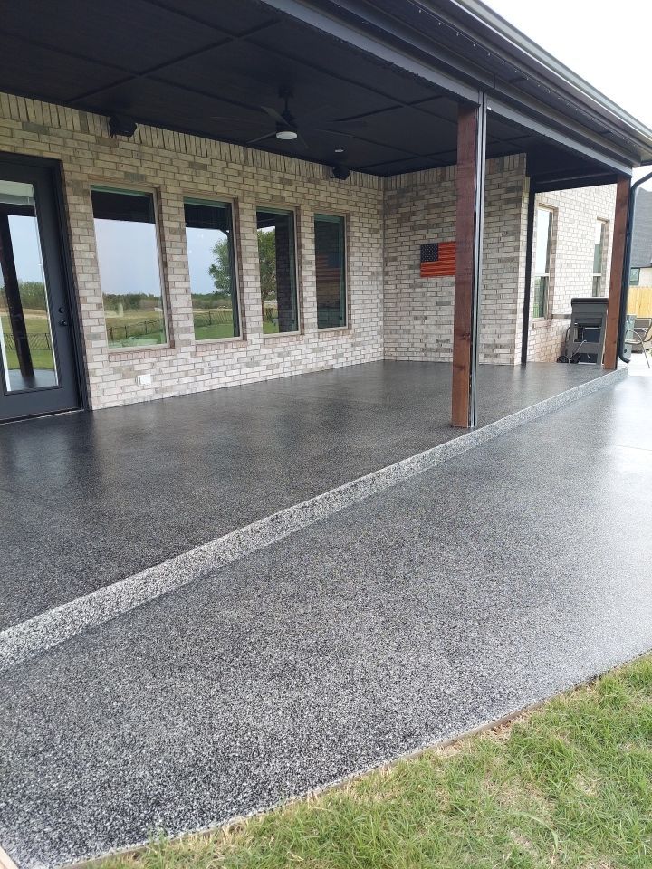 Patio & Garage Coating with Black Mamba by Copperhead Coatings